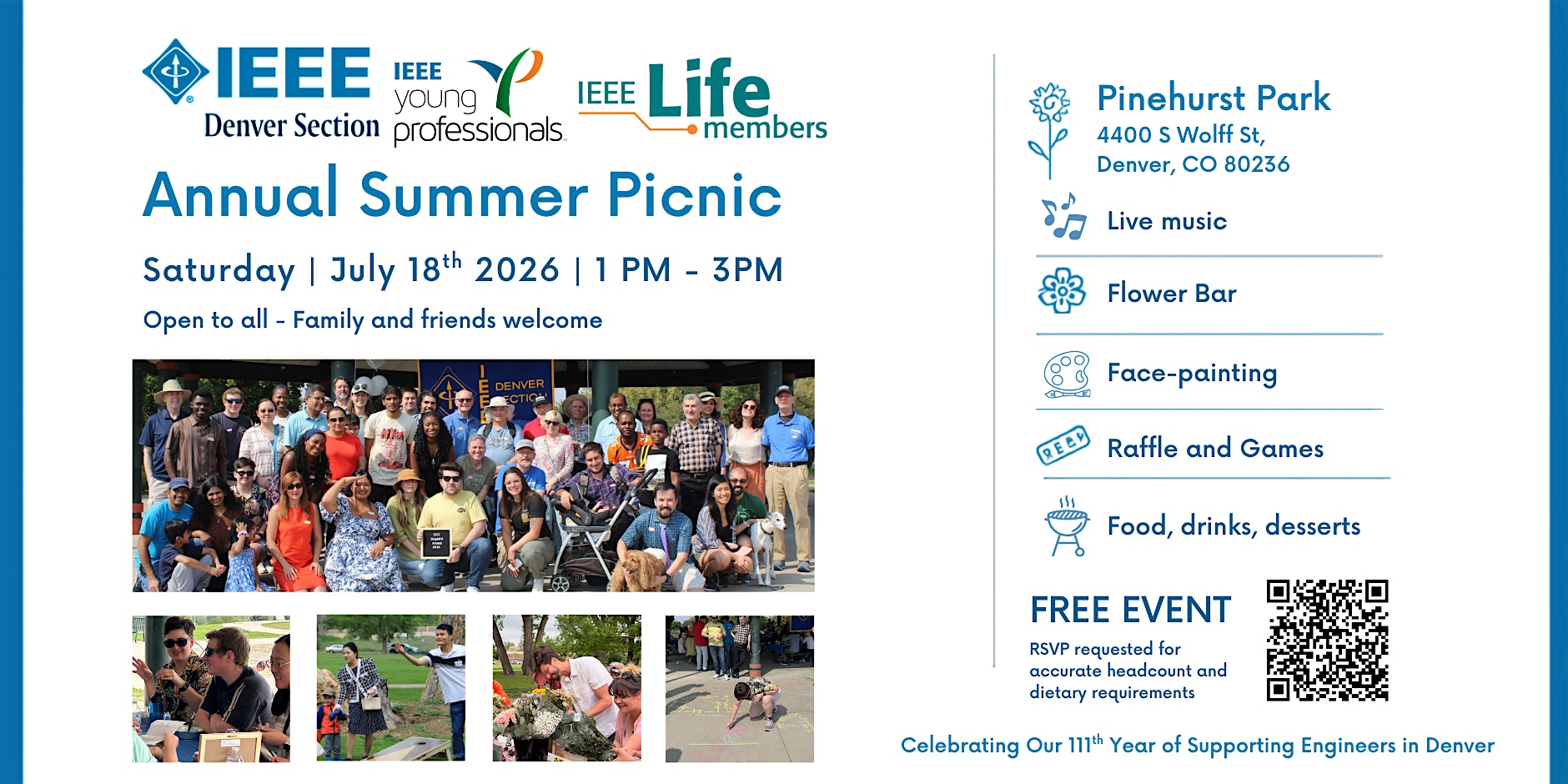 IEEE Denver Annual Picnic at Pinehurst Park – Denver, CO