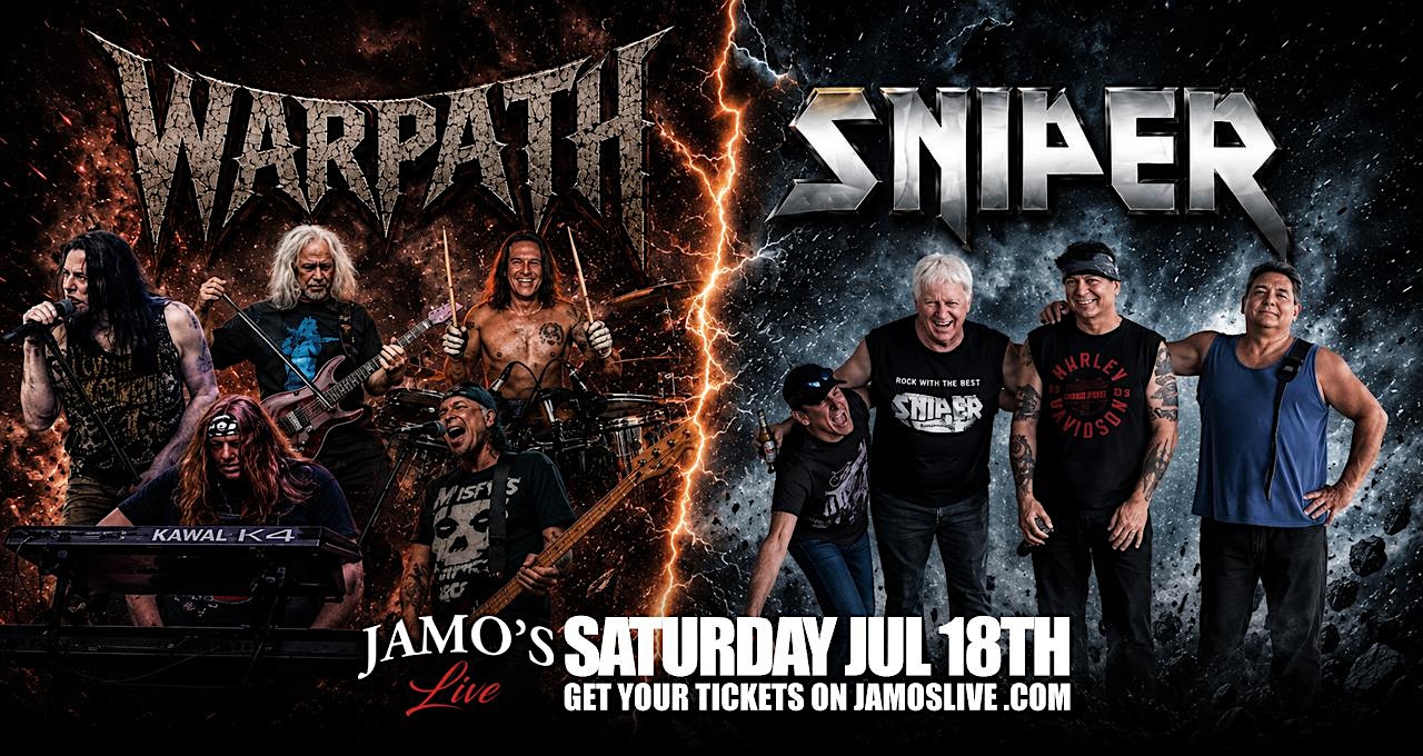 Warpath & Sniper at Jamo’s Live at Jamo’s Live – Mokena, IL