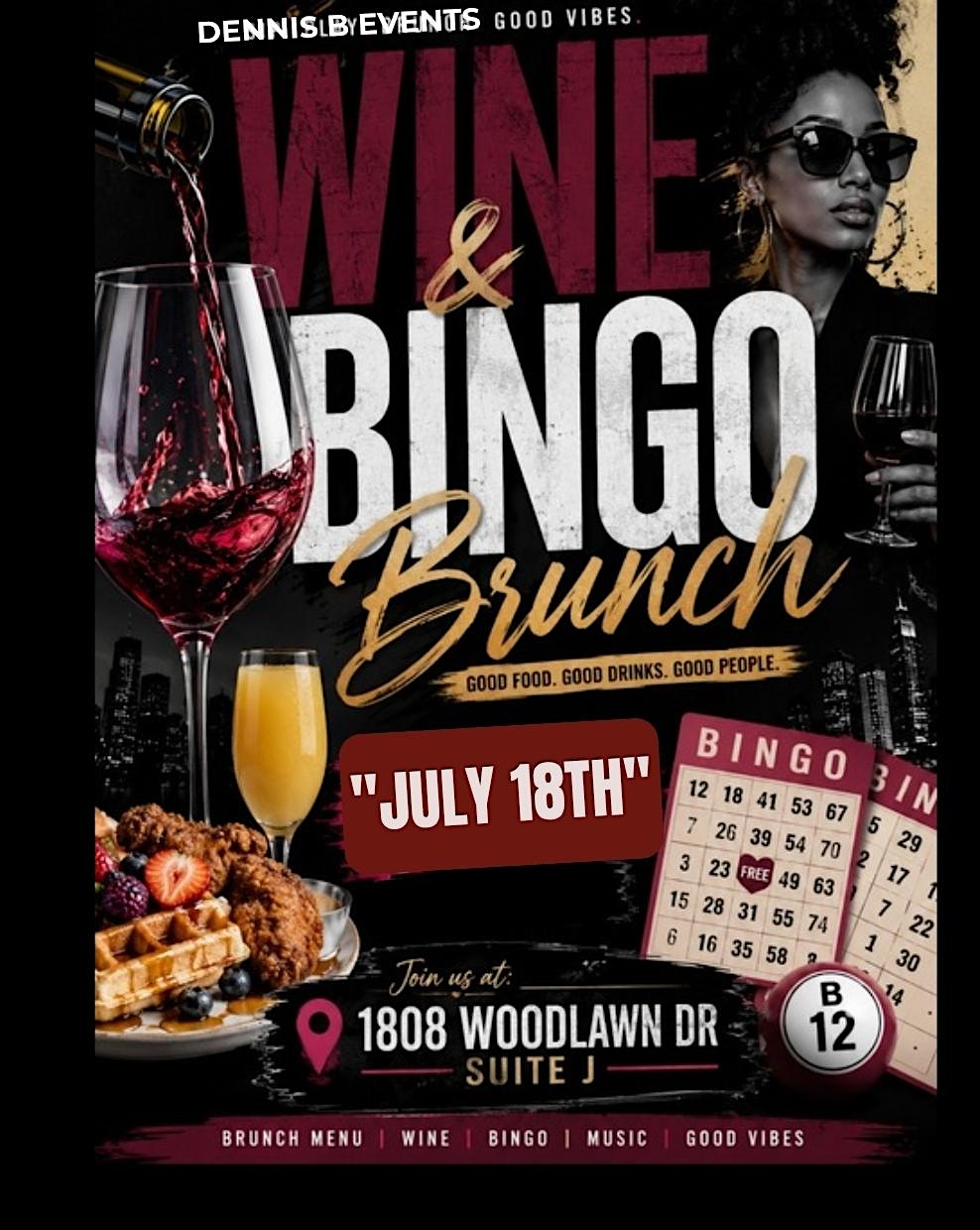 WINE-N-BINGO BRUNCH at Ballroom at 1808 STARS – gwynn oak, MD