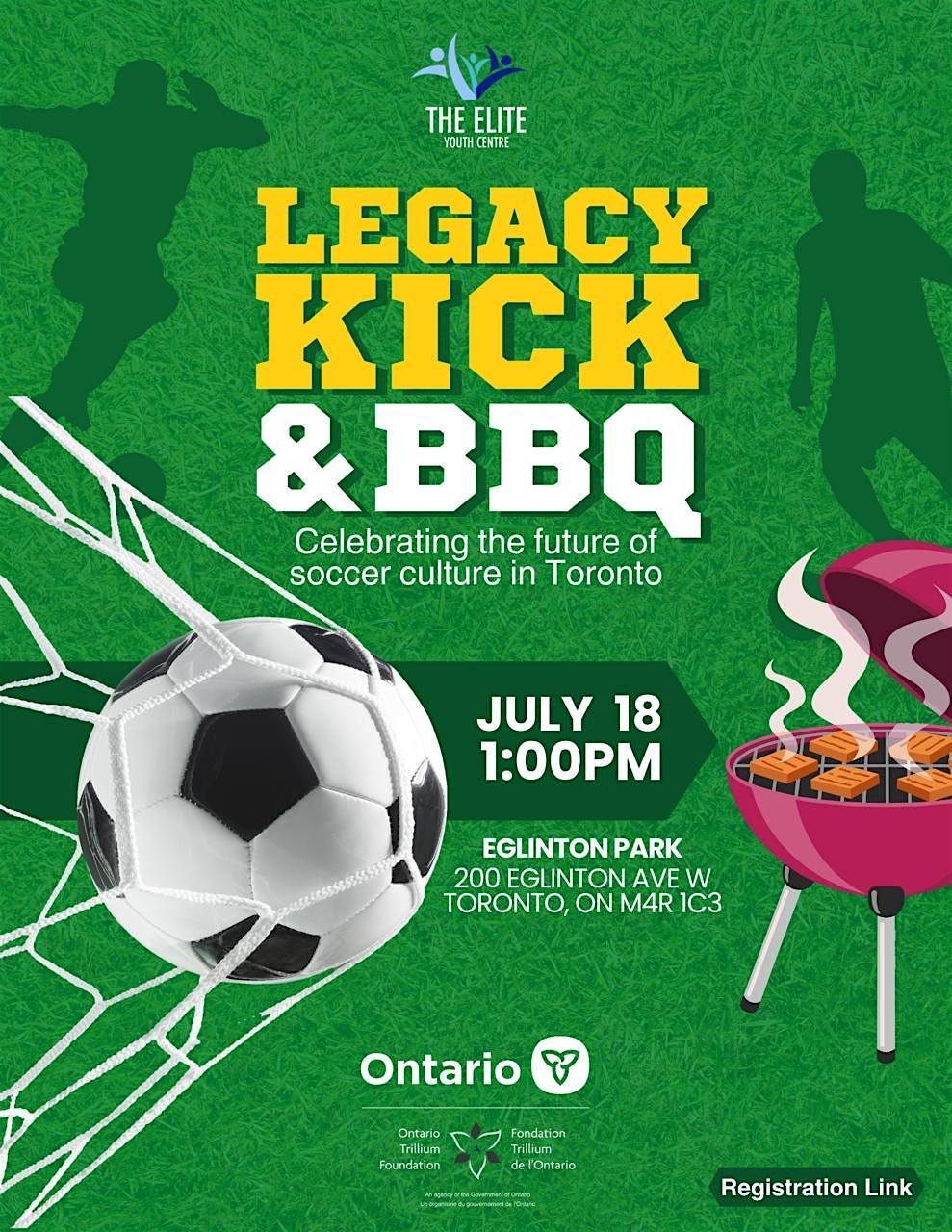 Legacy Kick & BBQ at Eglinton Park – Toronto, Canada