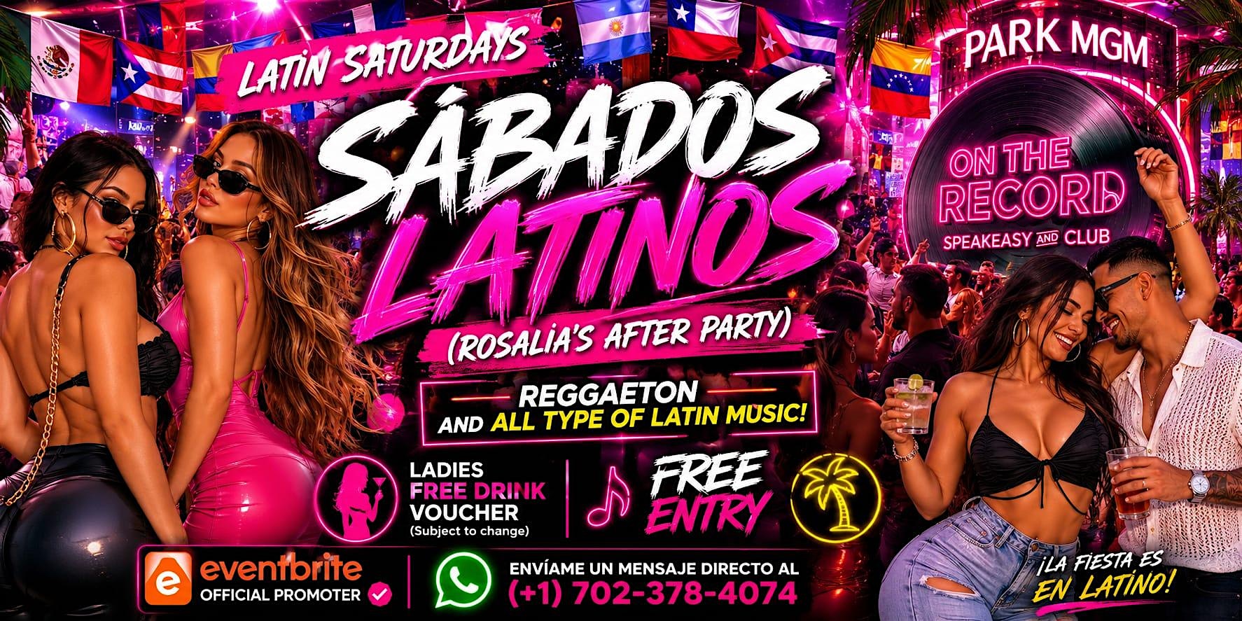 LATIN SATURDAYS AT ON THE RECORD NIGHTCLUB @PARK MGM at On The Record – Las Vegas, NV