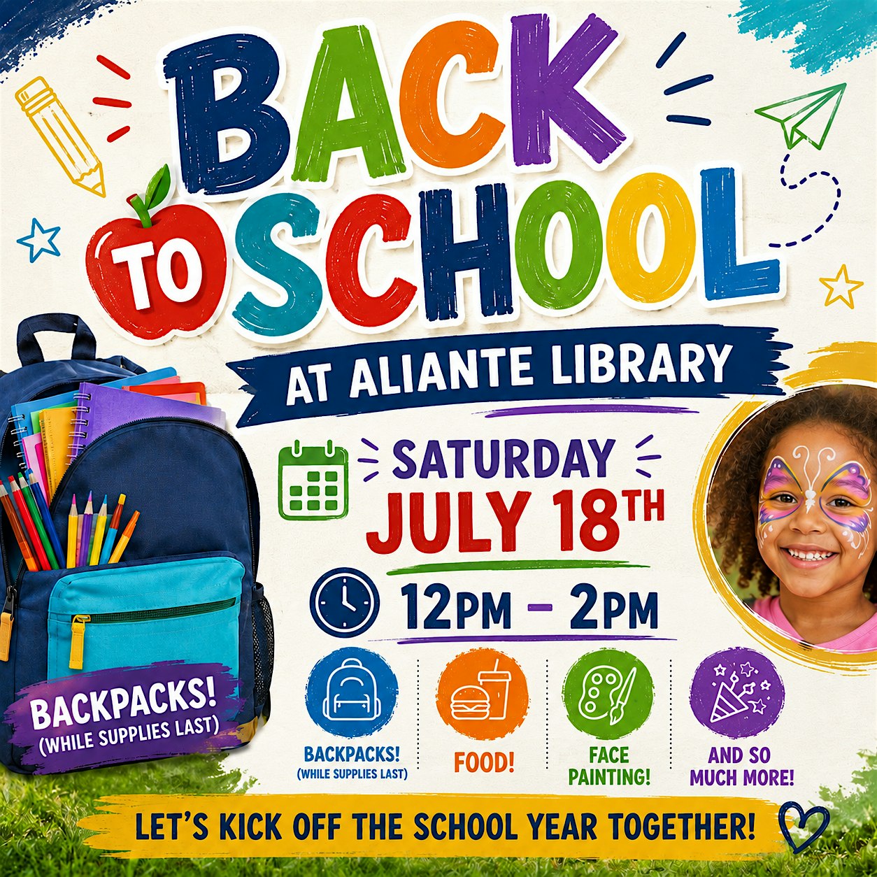 Back to School at Aliante Library – North Las Vegas, NV