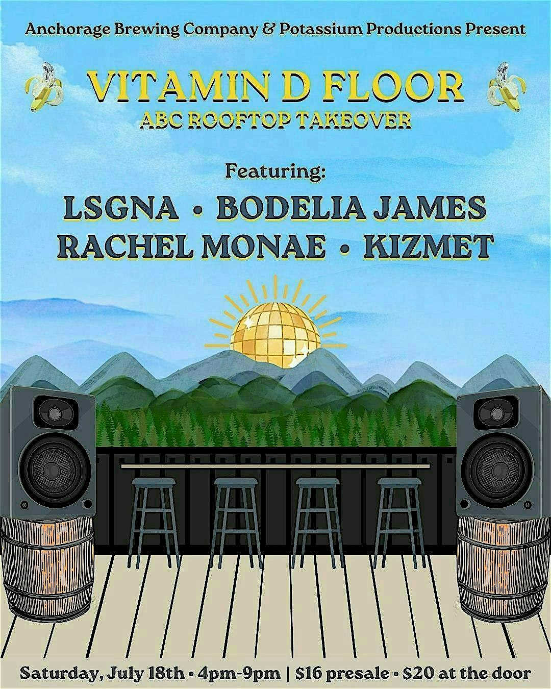 Potassium Productions • Anchorage Brewing Company Rooftop Takeover at Anchorage Brewing Company – Anchorage, AK