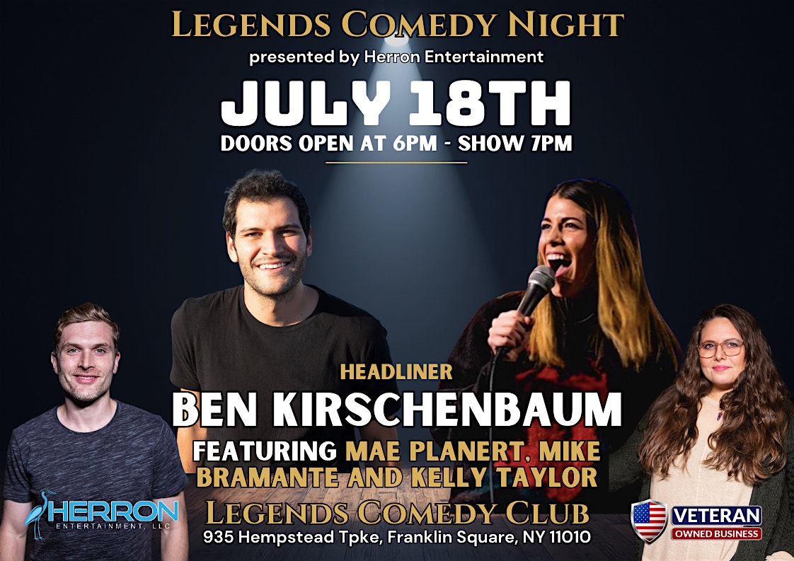 LEGENDS COMEDY NIGHT at LEGENDS SPORTS BAR – Franklin Square, NY