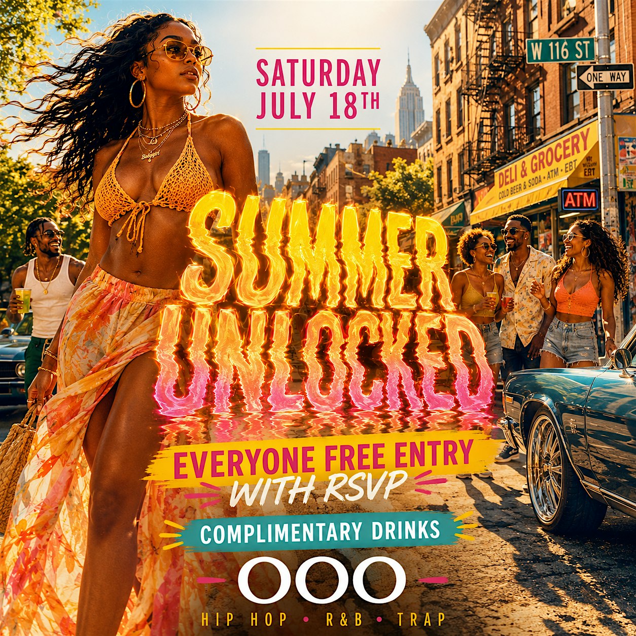 Summer Unlocked: Everyone Free Entry with RSVP at OOO at OUT OF ORDINARY – New York, NY