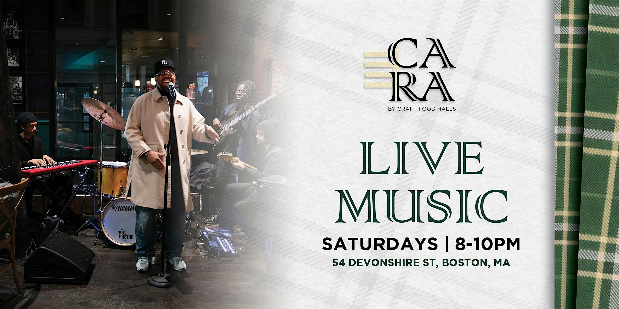 Live Music at CARA at CARA – Boston, MA
