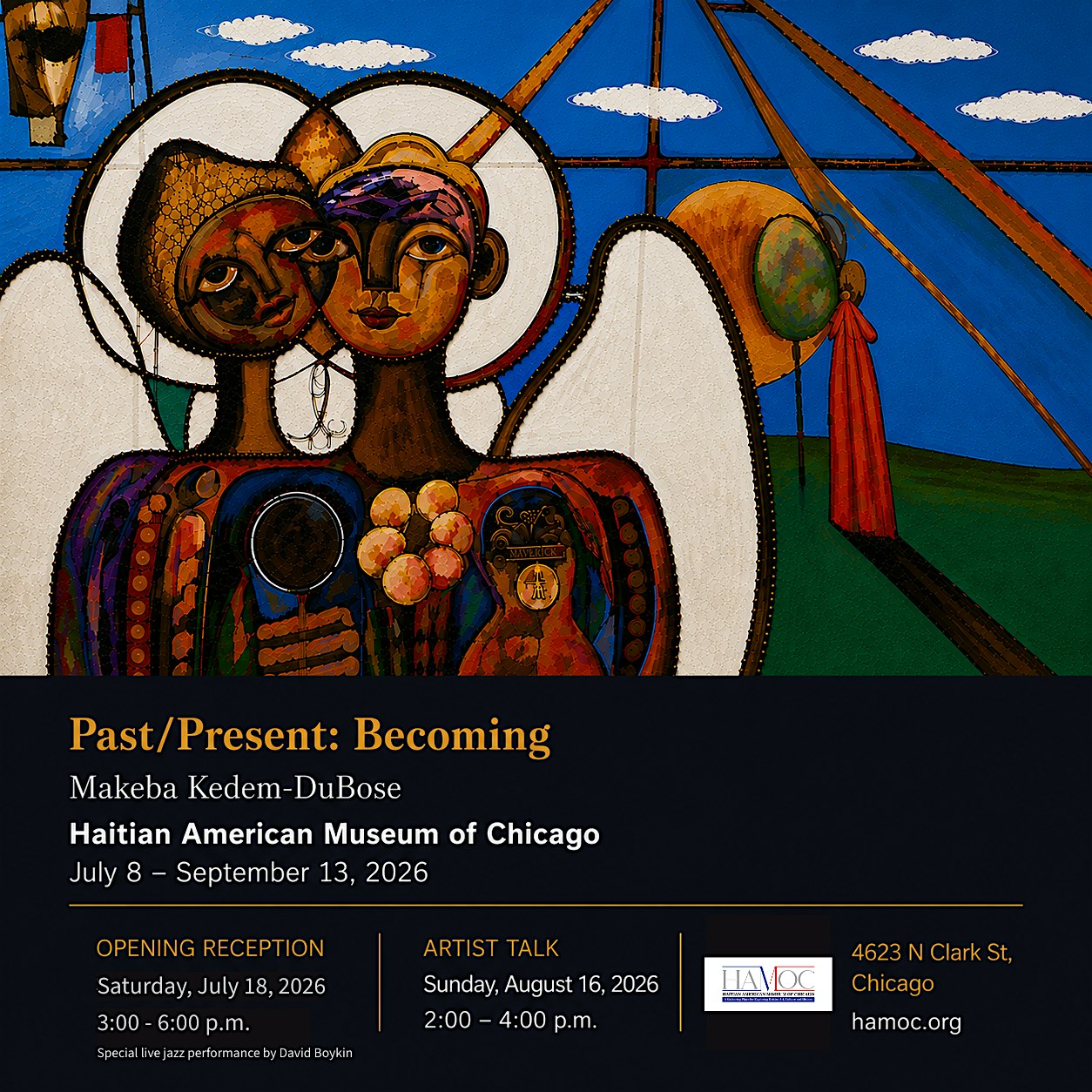Opening Reception: Past/Present: Becoming at 4623 N Clark St – Chicago, IL