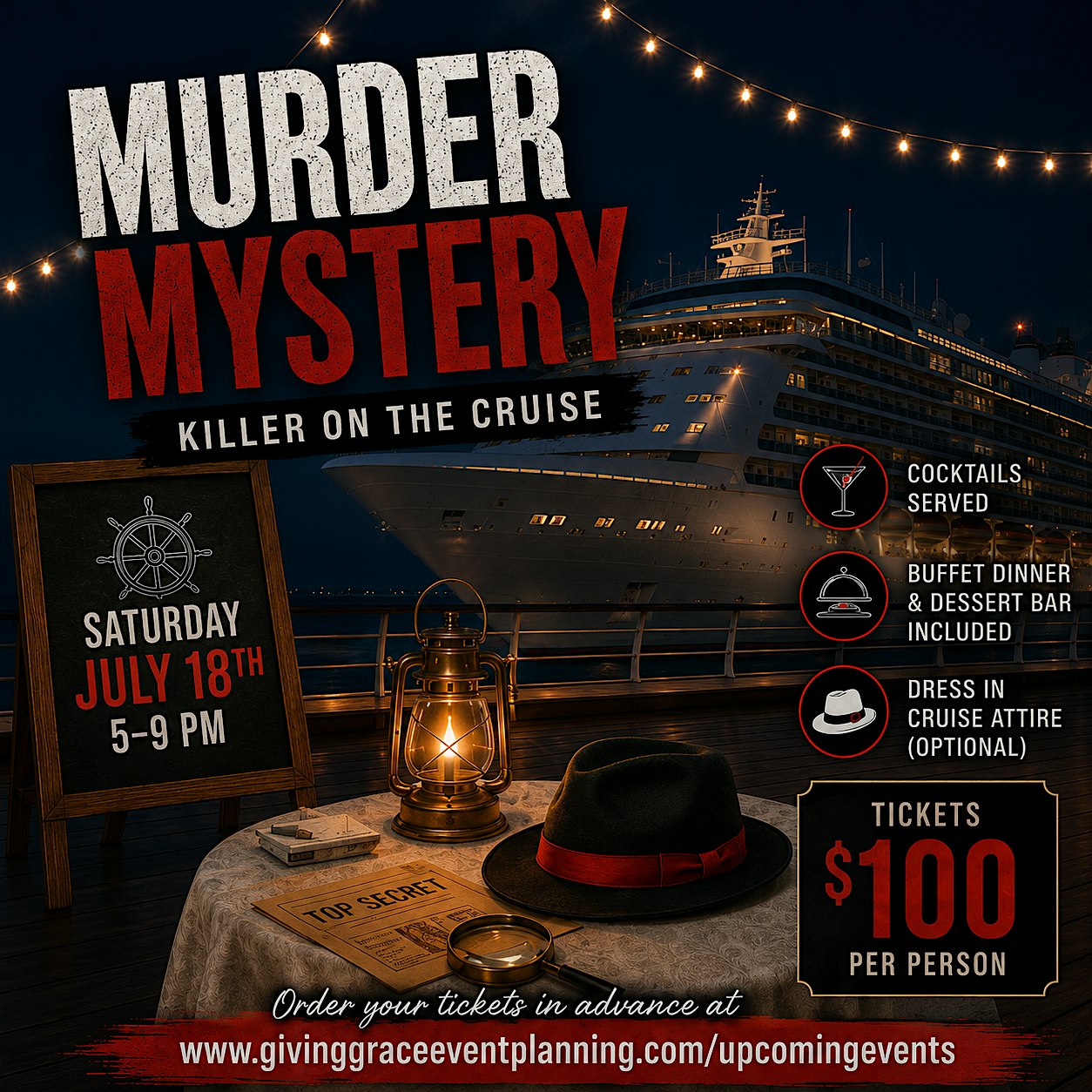 Murder Mystery and Dinner Party at Truist Stadium at Truist Stadium – Winston-Salem, NC