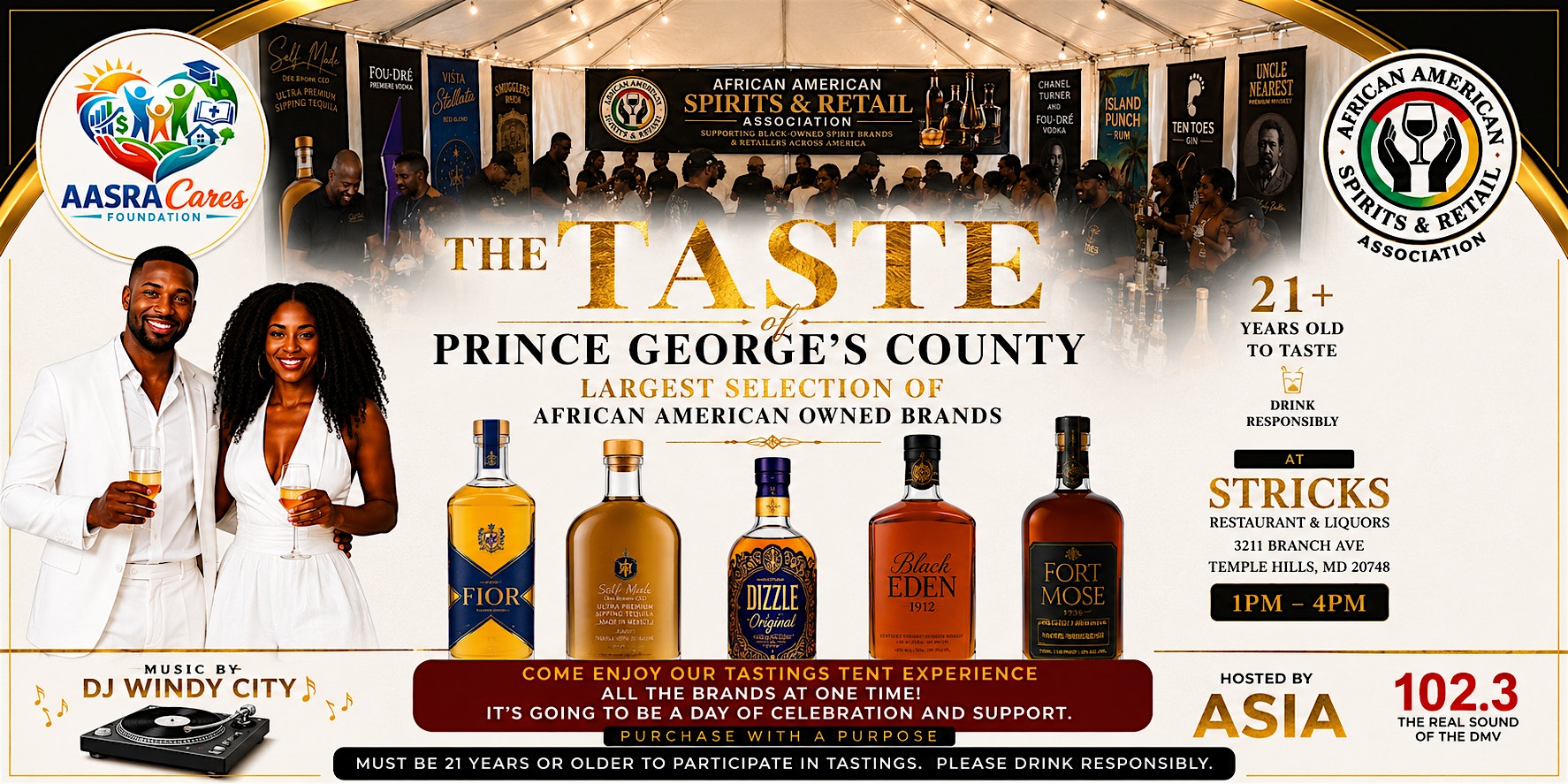 The Taste of Prince George’s County by AASRA / AASRA Cares Foundation at 3211 Branch Ave – Temple Hills, MD