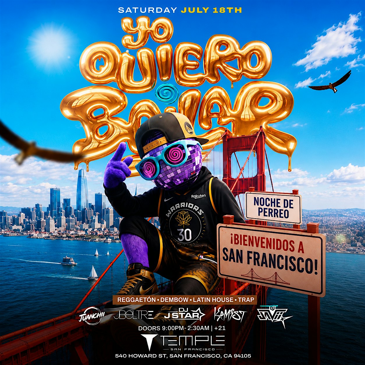 Yo Quiero Bailar Fest @ Temple: San Francisco, California at Temple San Francisco – Private Event Venue – San Francisco, CA