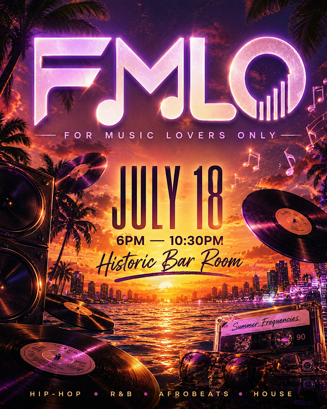 FMLO Day Party Experience at Historic Bar Room – Longwood, FL
