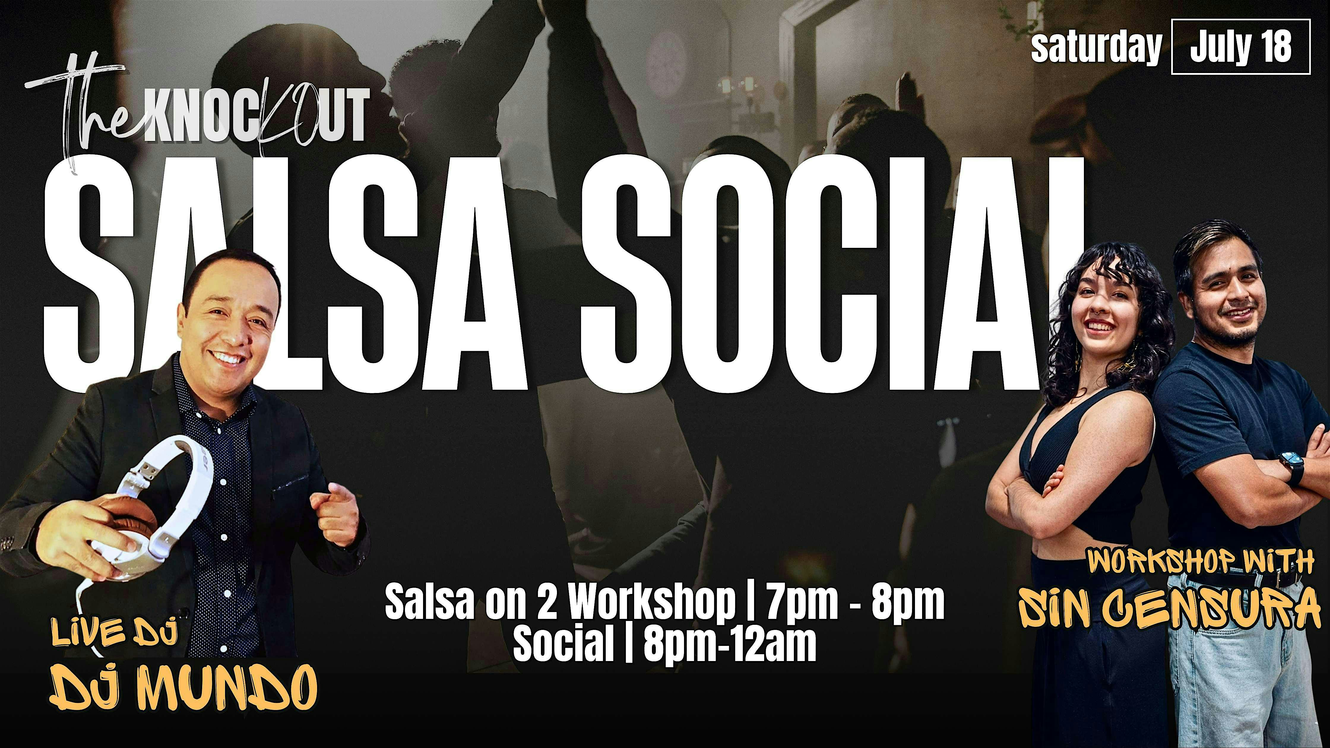 The Knockout Salsa Social in the South Bay Area at 510 Lawrence Expy suite 102 – Sunnyvale, CA