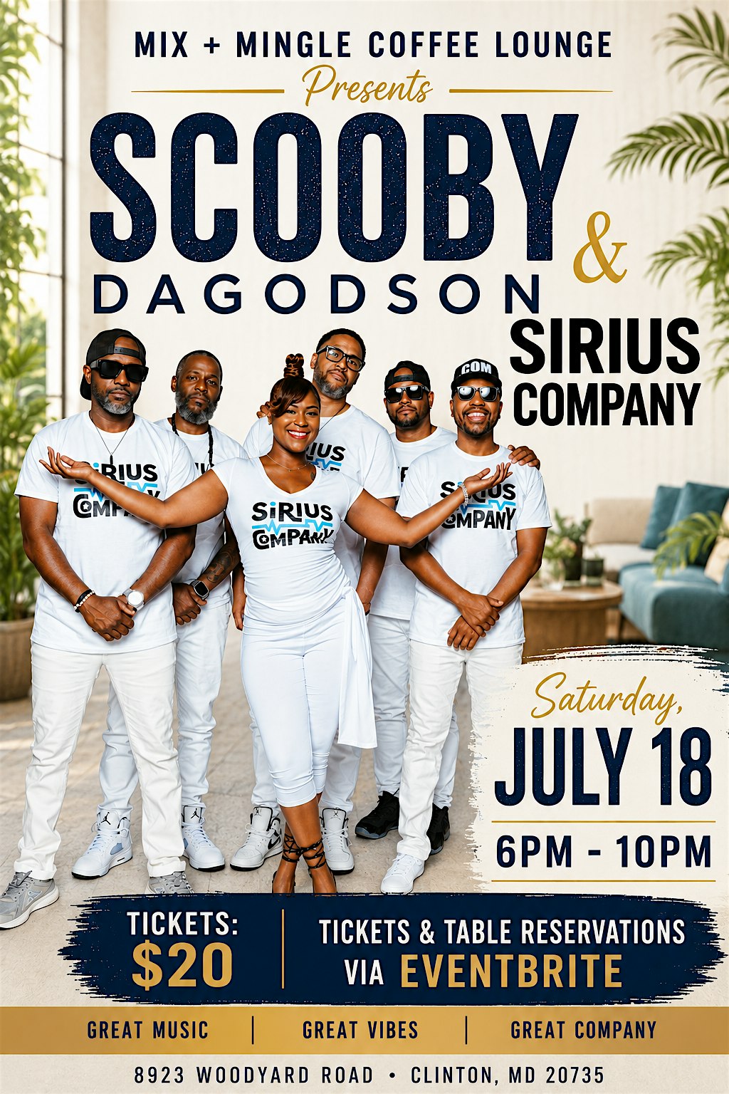 Scooby DaGodSon & Sirius Company – Live! at Mix + Mingle Coffee Lounge – Clinton, MD