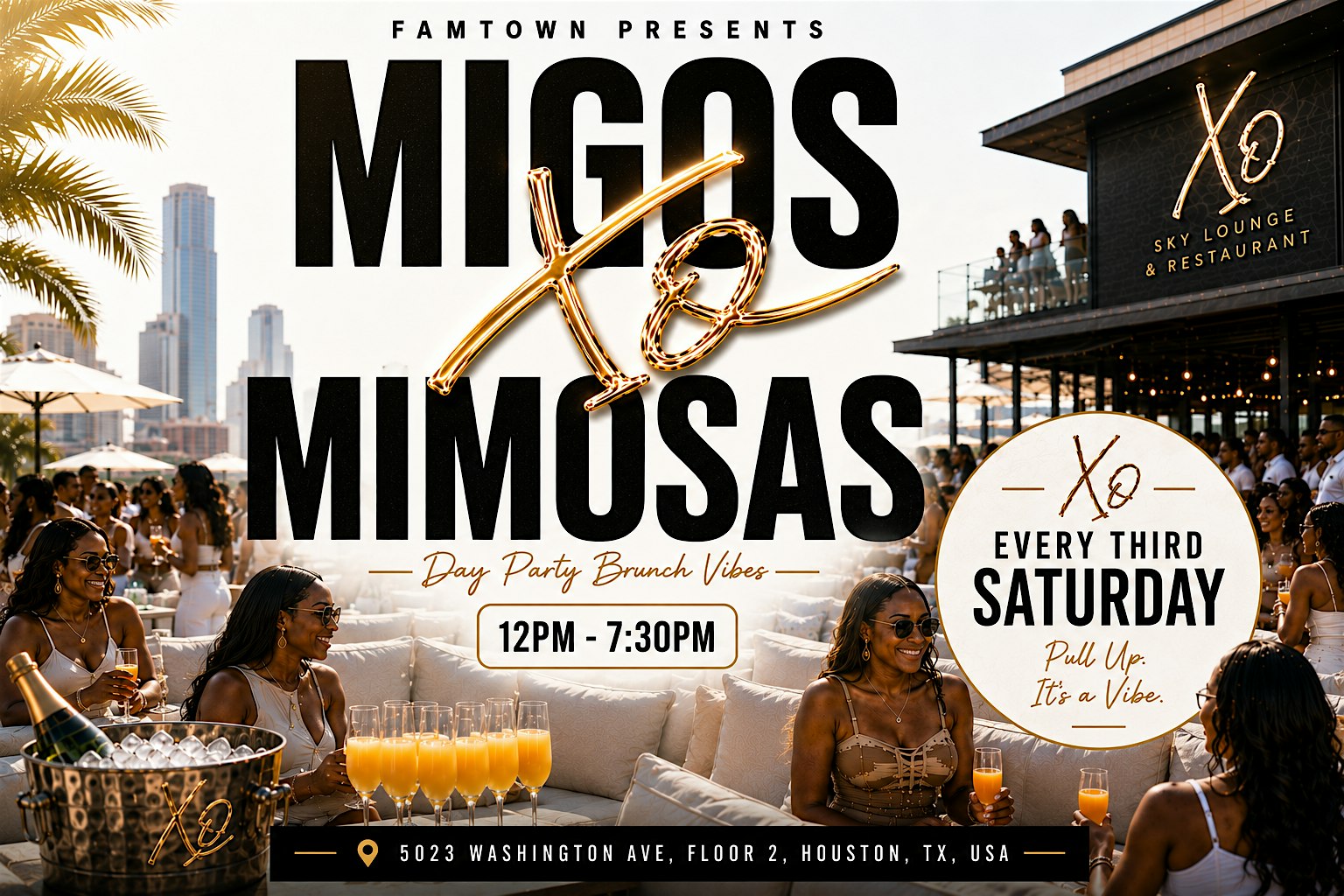 Migos And Mimosas at XO Sky Lounge & Restaurant – Houston, TX
