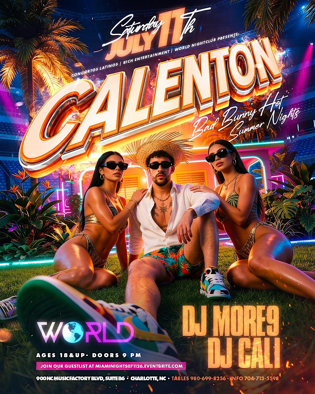 Miami Nights | 18+ | patio at World Nightclub – Charlotte, NC