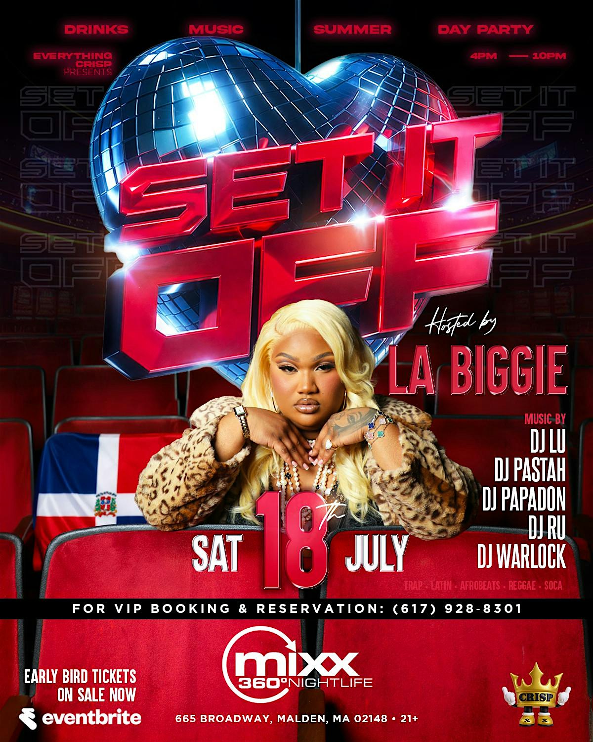 Set it off w/ BIGGIE at MIXX 360 Nightlife – Malden, MA