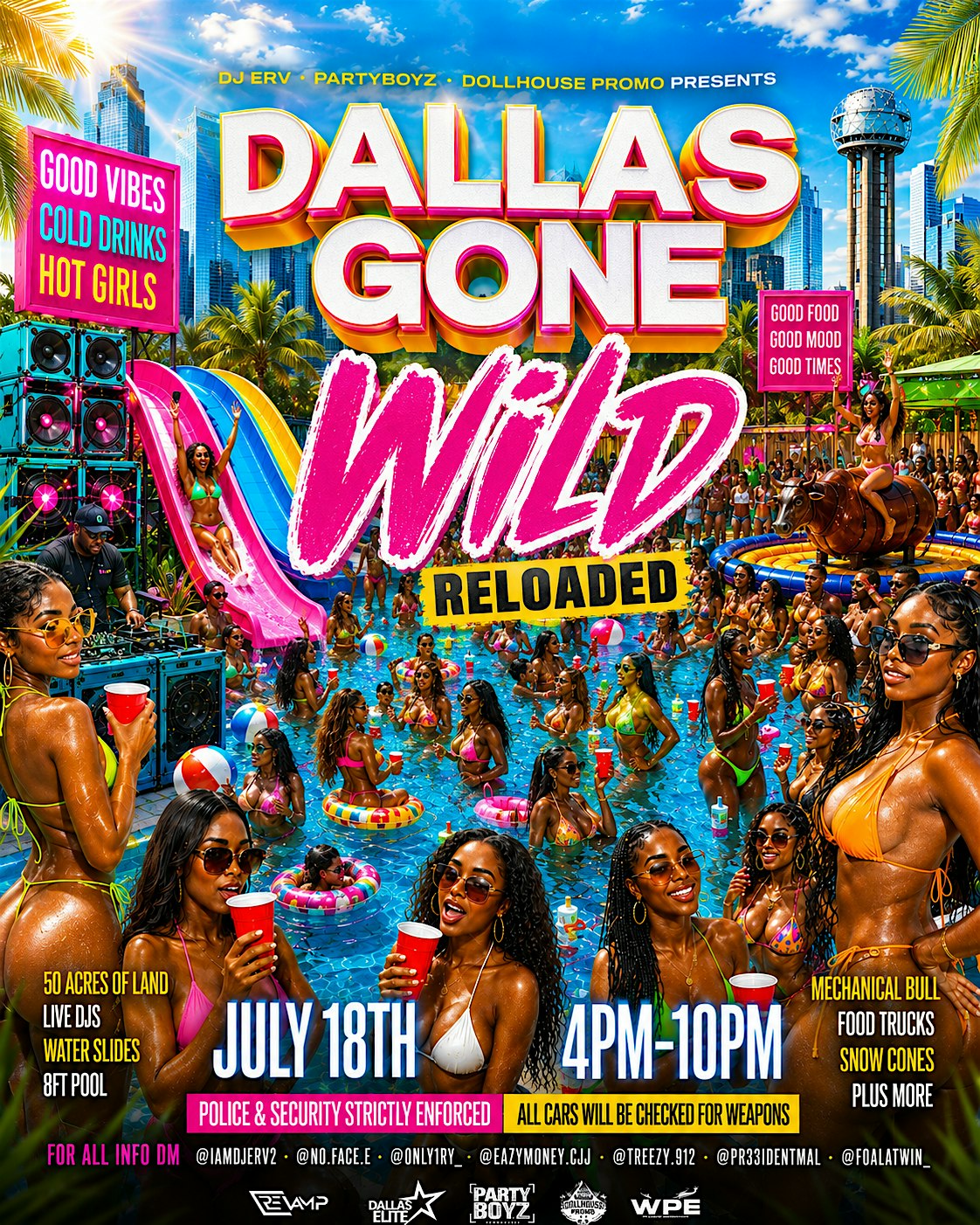 Dallas Goes Wild (Pool Party) at 315 Gatewood Dr – DeSoto, TX