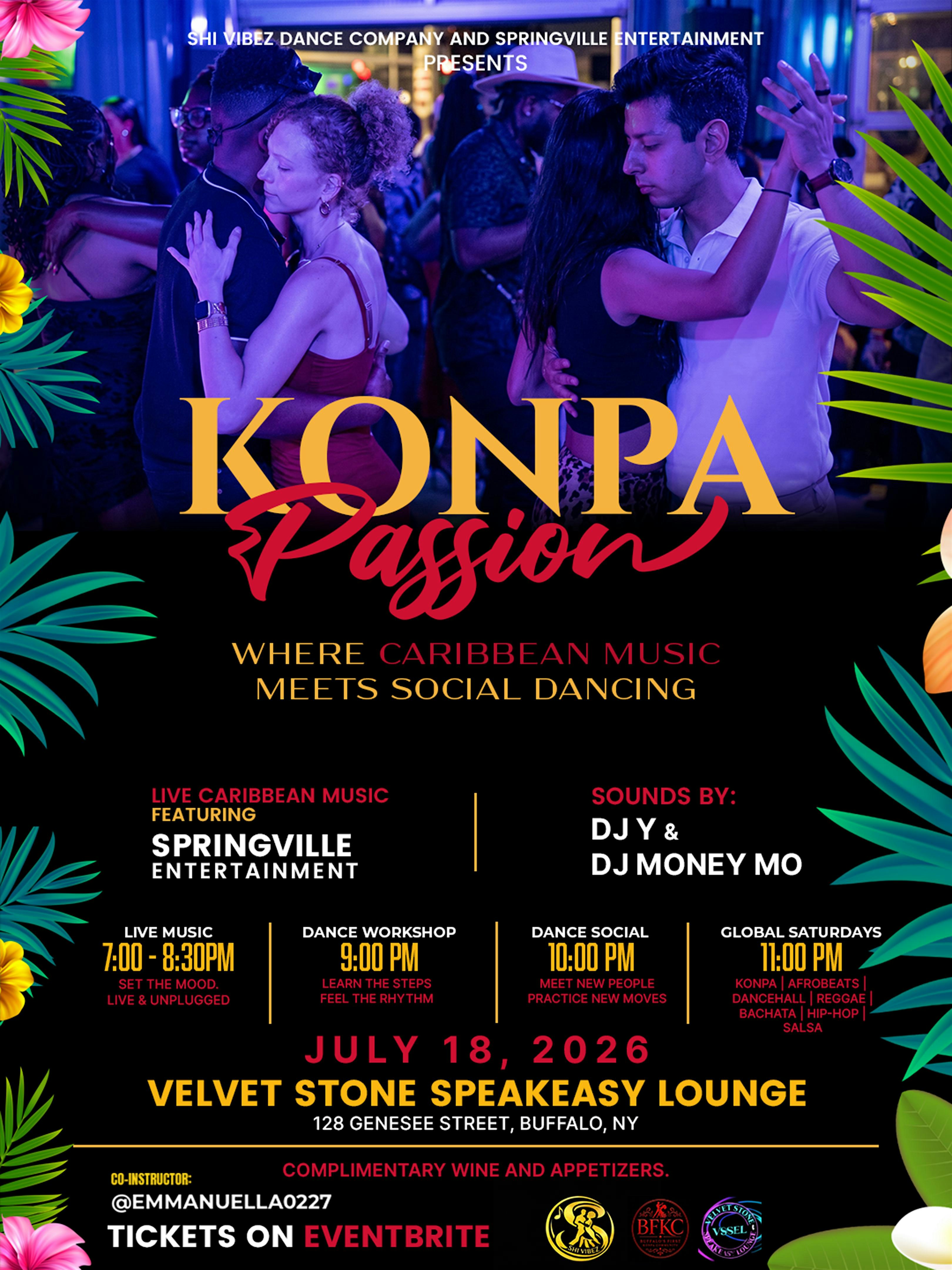 KONPA PASSION at Velvet Stone Speakeasy Lounge – Buffalo, NY