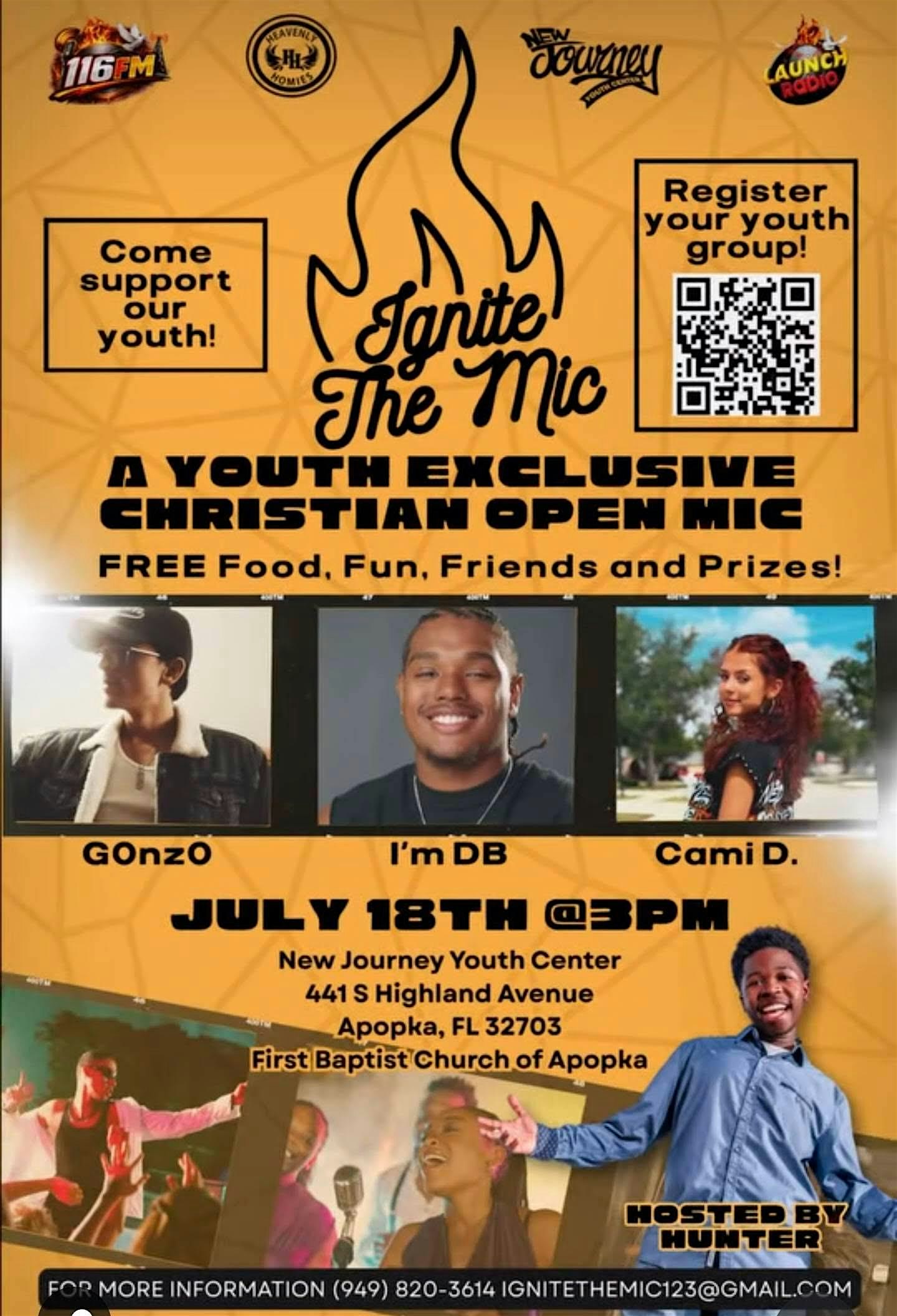 Youth Exposition OPEN MIC “Ignite The Mic” at 441 S Highland Ave – Apopka, FL