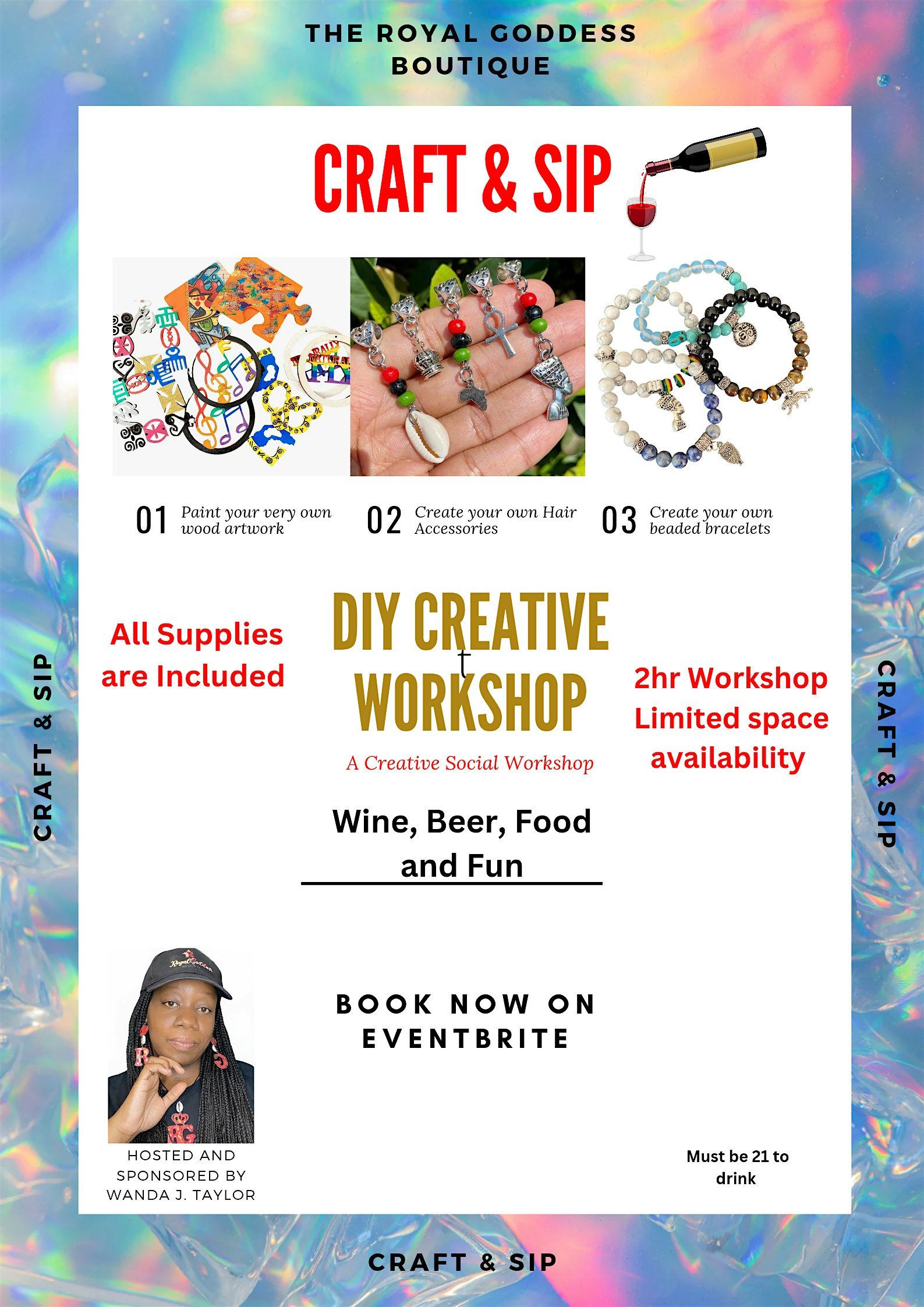 Vibe, Sip and make Jewelry at Central Business District – Orlando, FL