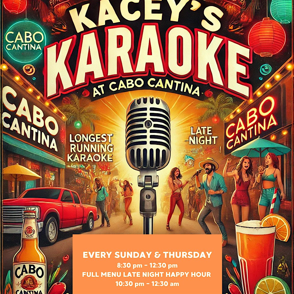 Karaoke Night @ Cabo Cantina 3rd St. Promenade at Cabo Cantina – Santa Monica, CA