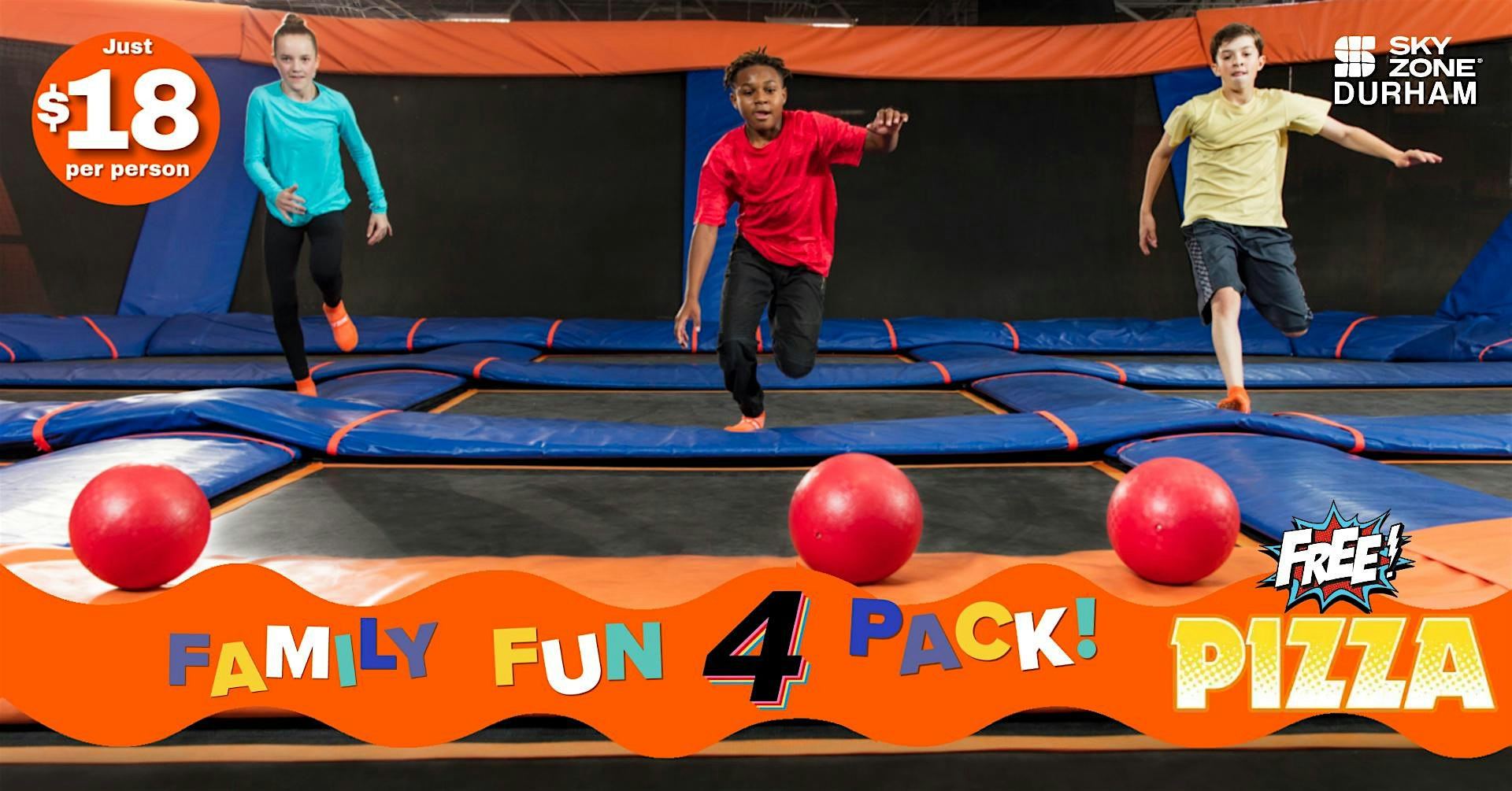 Bounce with the Best: Family Fun Bundle at Sky Zone Trampoline Park Durham – Durham, NC