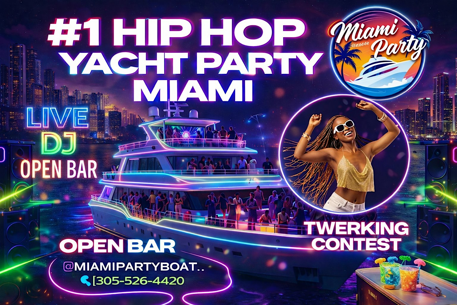 BOAT PARTY – PARTY BOAT at 4TH OF JULY BOAT PARTY – PARTY BOAT MIAMI – Miami, FL