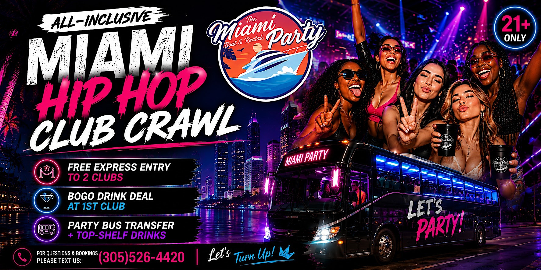 # BEST HIP HOP CLUB PACKAGE MIAMI at Ocean Drive – Miami Beach, FL