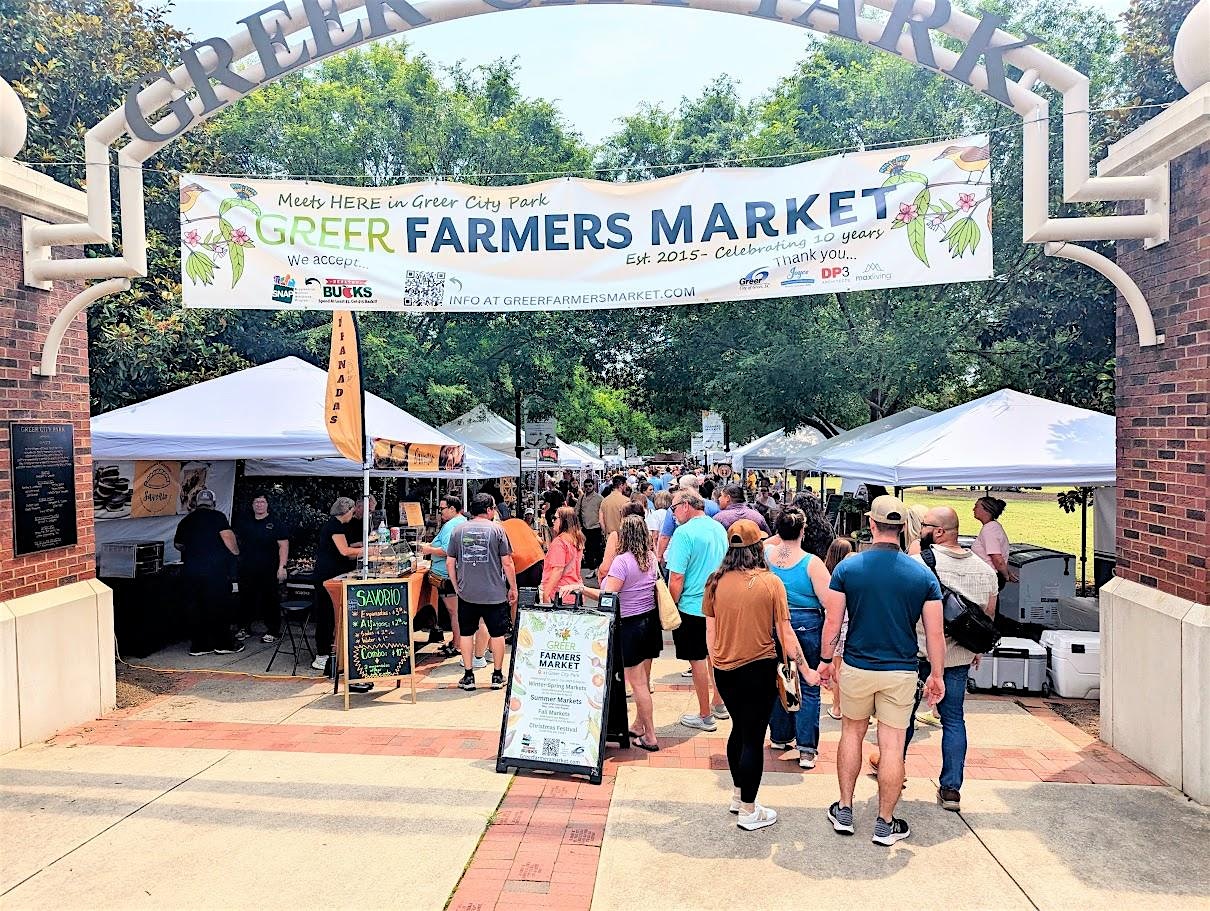 Greer Farmers Market Core Market Season at Greer City Park – Greer, SC