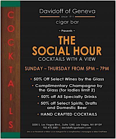 The Social Hour (Free Admission) at 3200 S Las Vegas Blvd #1245 – Las Vegas, NV