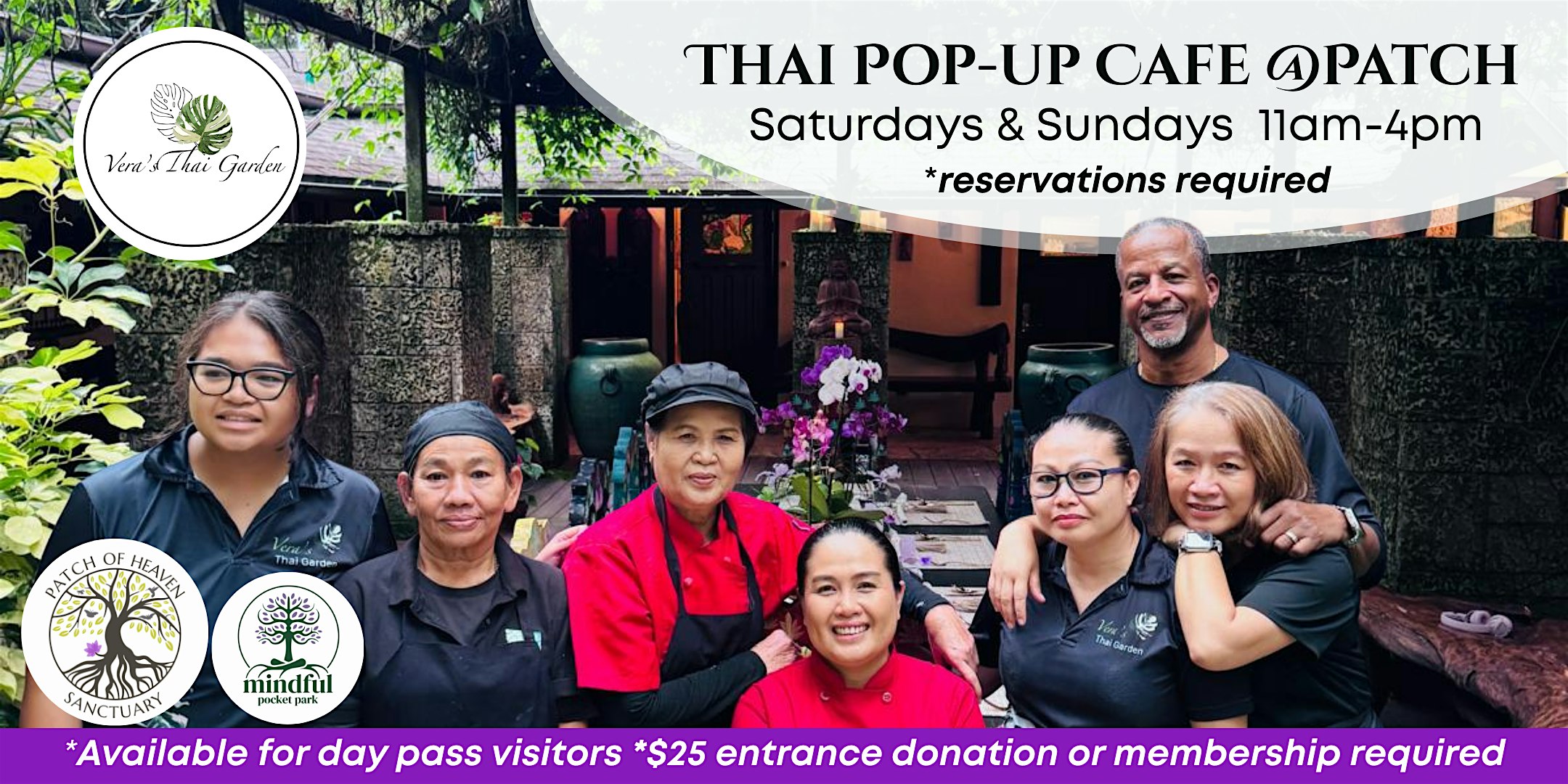 Vera’s Thai Garden Pop-Up Cafe @Patch Reservations at 21900 SW 157th Ave – Miami, FL