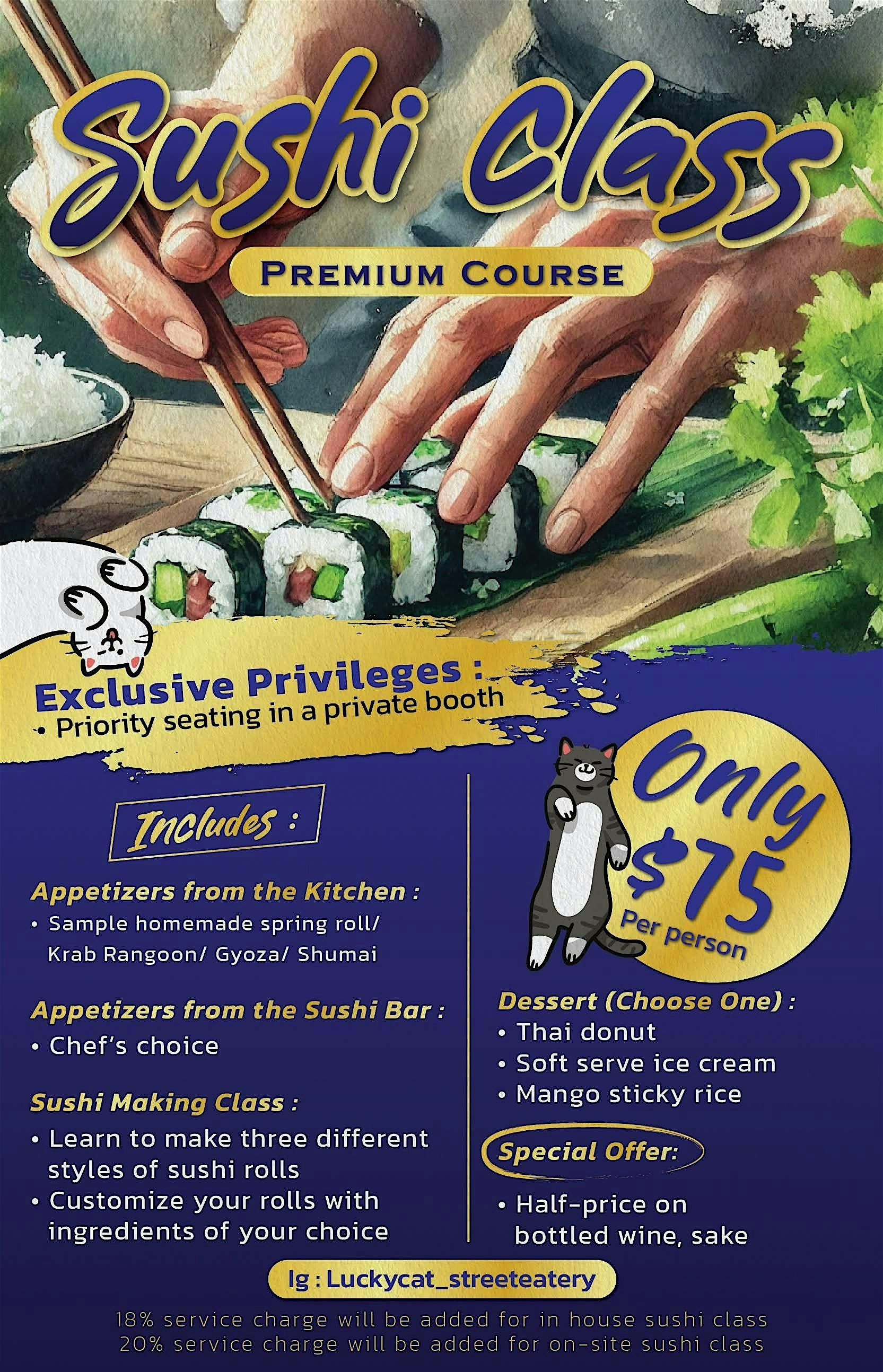 Sushi making class at 6322 N Andrews Ave – Fort Lauderdale, FL