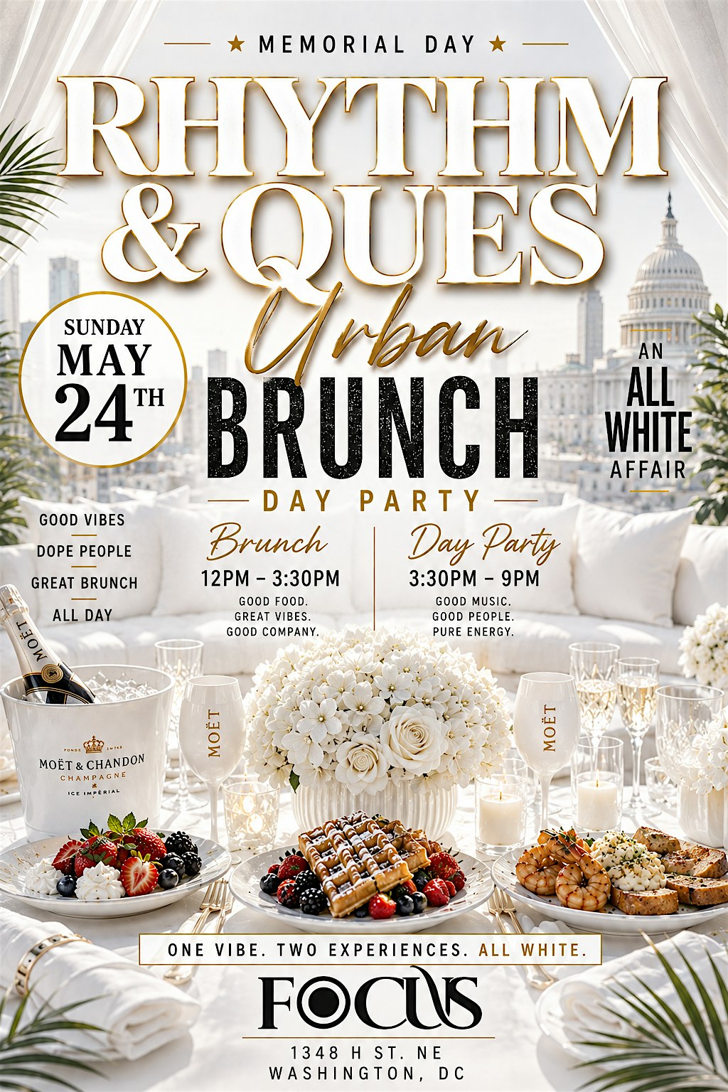 Rhythm & QUES at Focus Social Club – Washington, DC