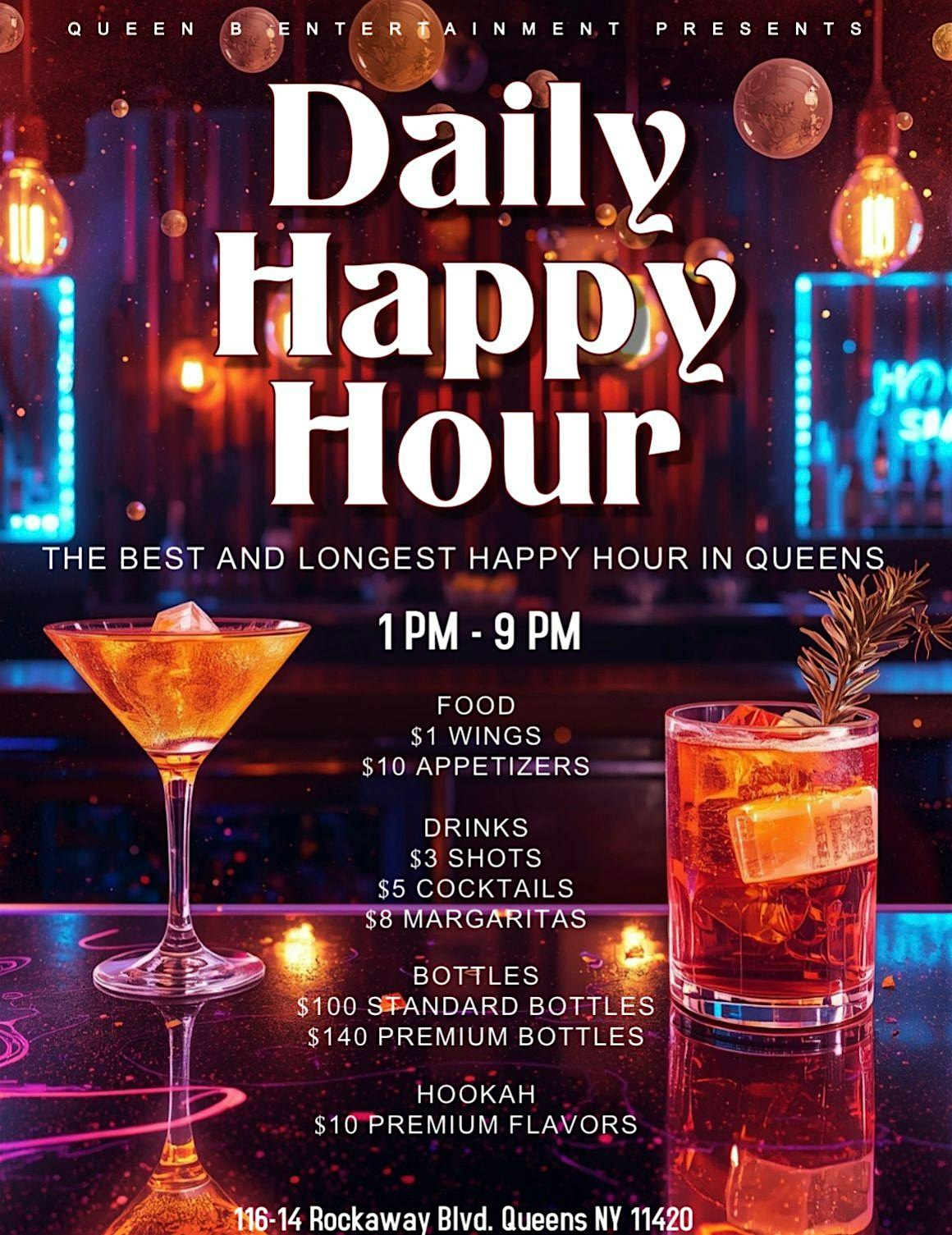 Happy Hour at 116-14 Rockaway Blvd – Queens, NY