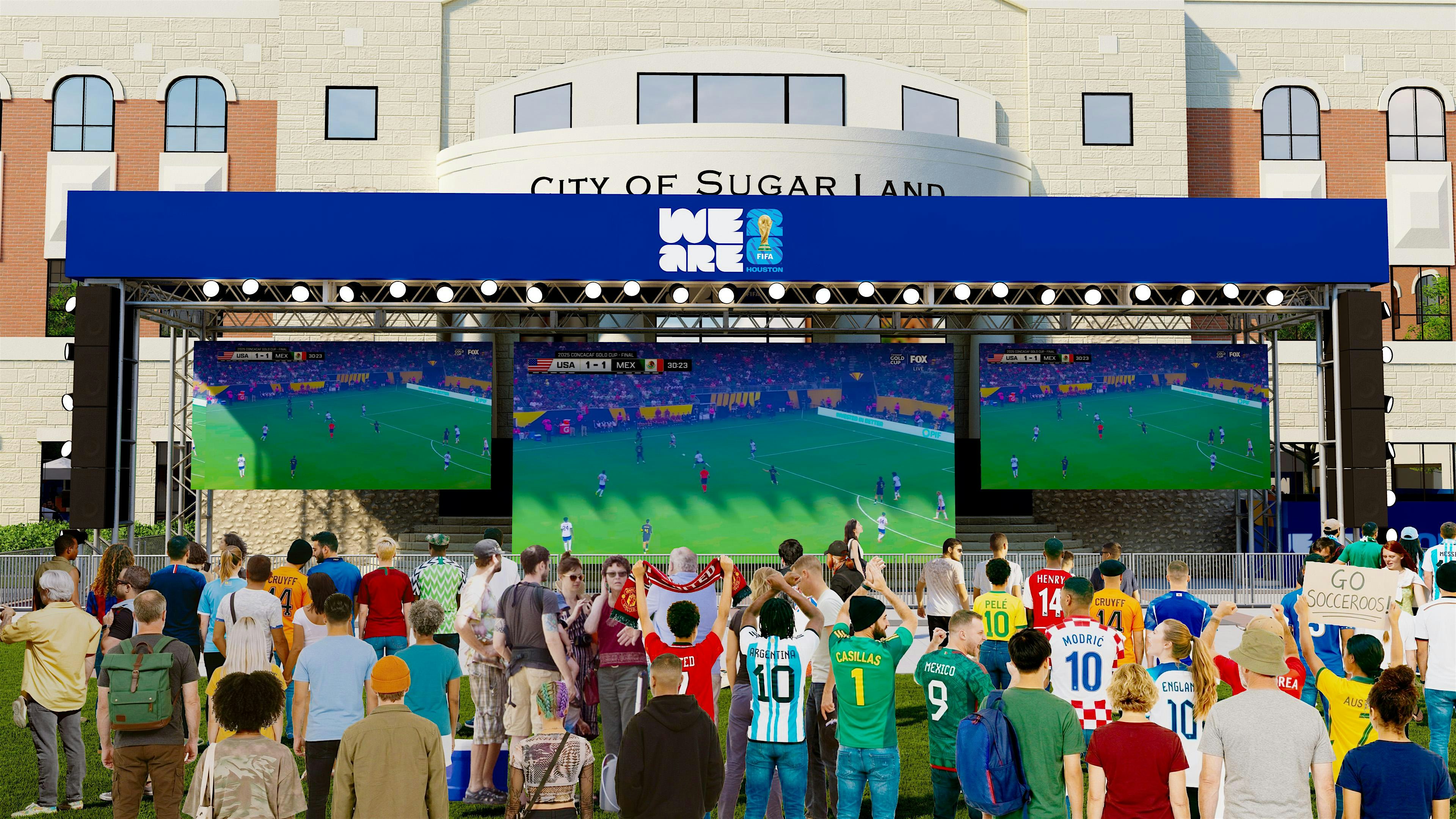 Official FIFA World Cup 26™ Tournament Viewing Parties at 2711 Plaza Dr – Sugar Land, TX