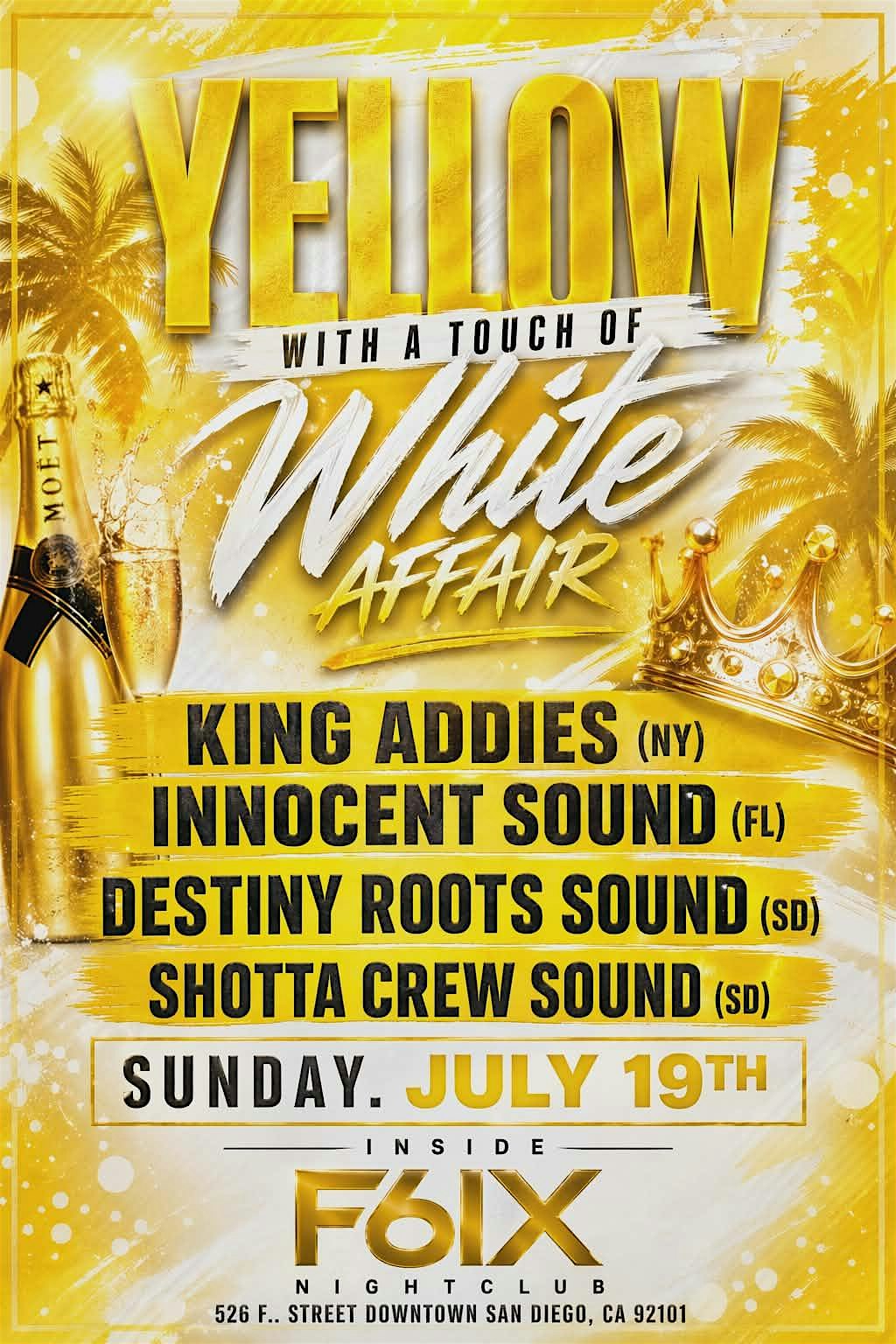 Yellow With A Touch of White at F6ix – San Diego, CA