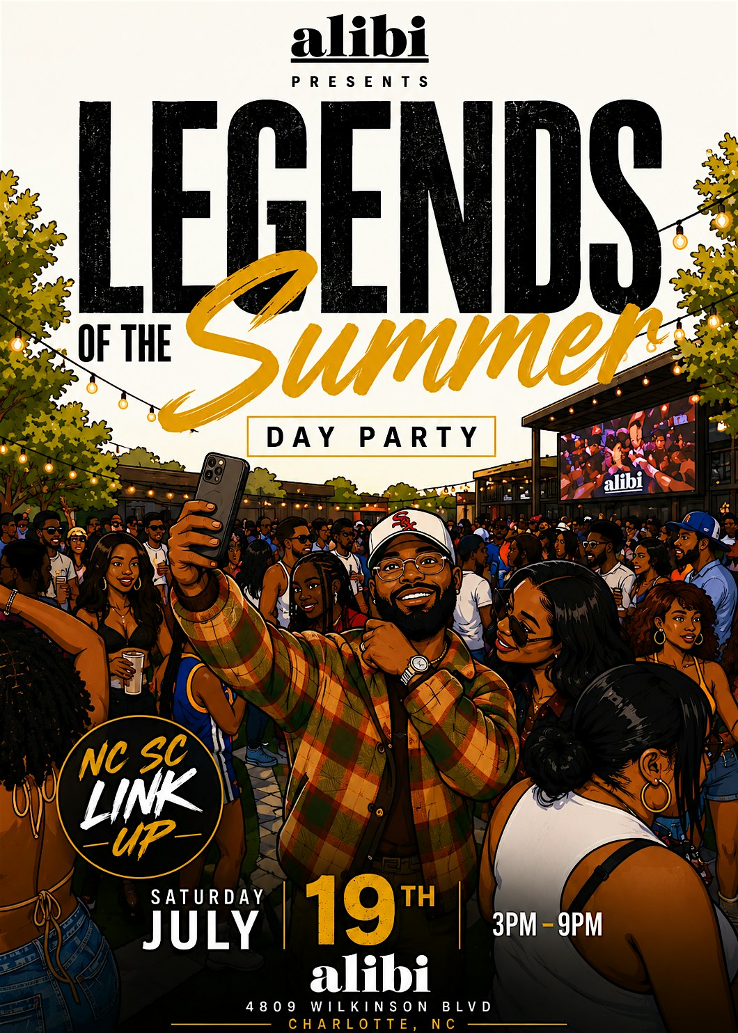 Legends of the summer day party! at 4809 Wilkinson Blvd – Charlotte, NC