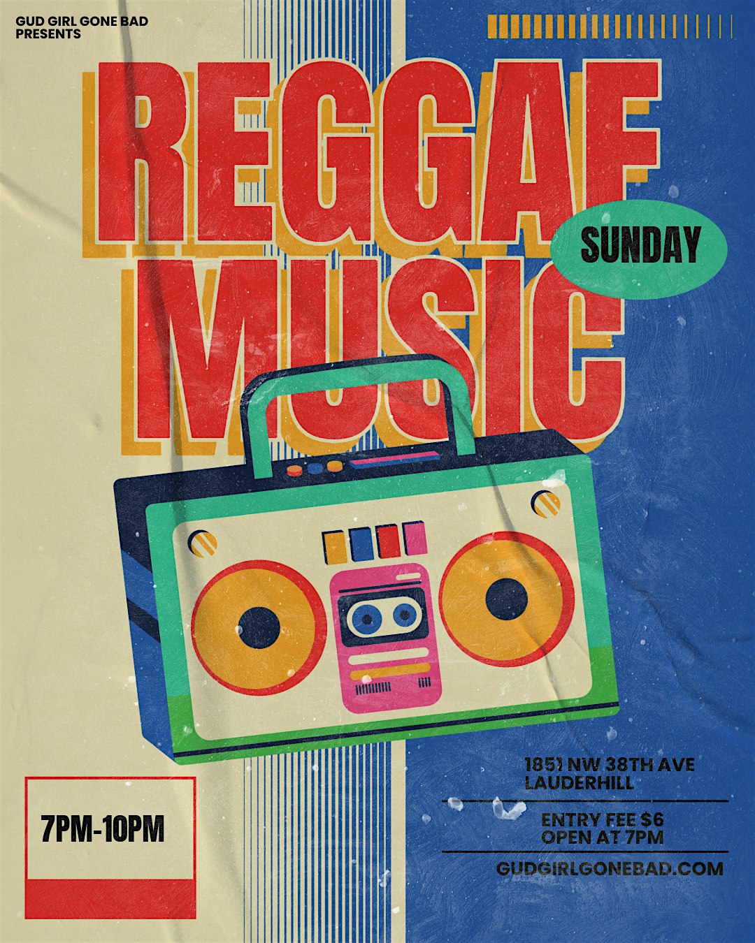 REGGAE SUNDAY at 1851 NW 38th Ave – Lauderhill, FL