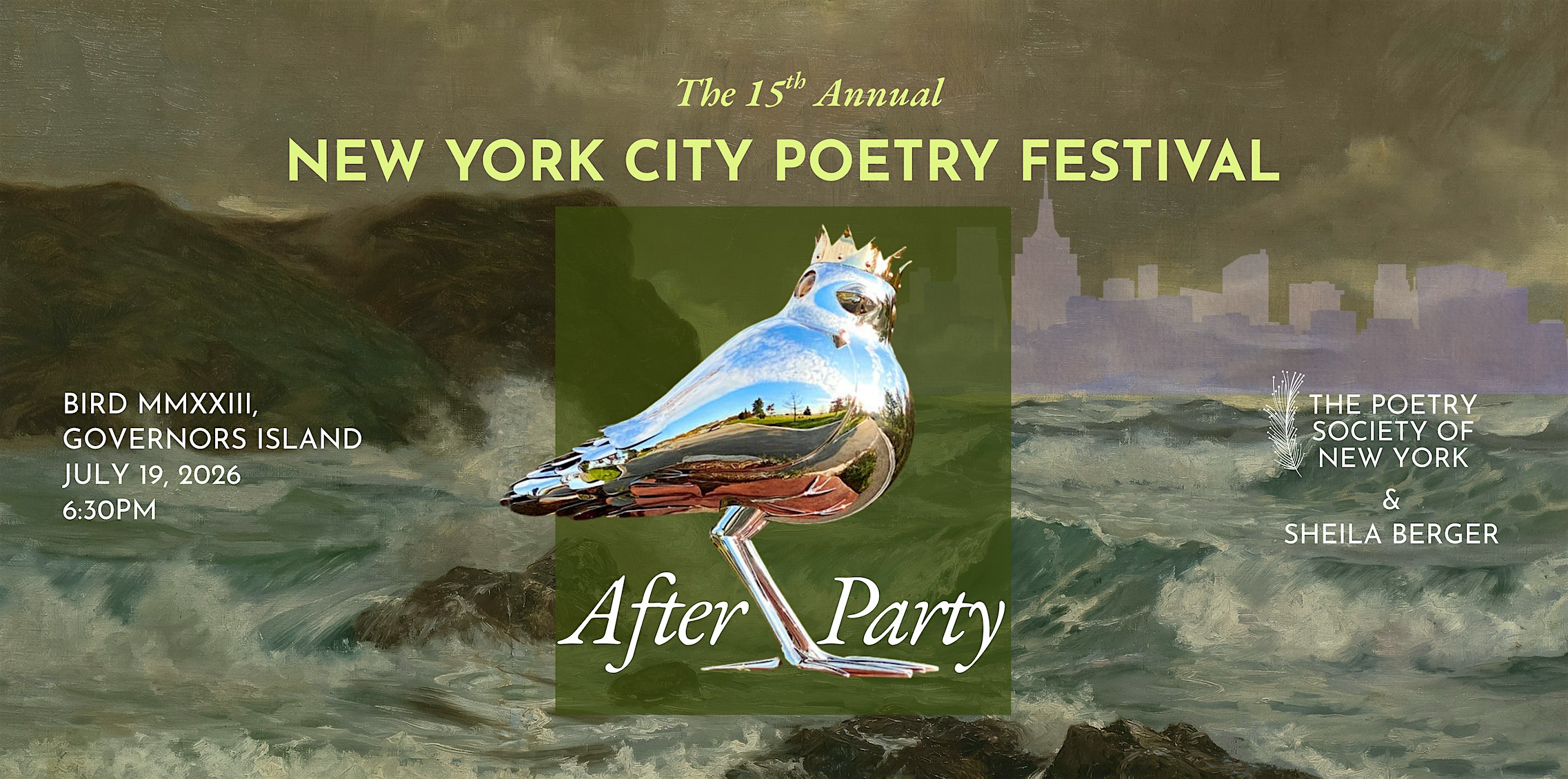 The New York City Poetry Festival After Party at Bird MMXXIII – New York, NY