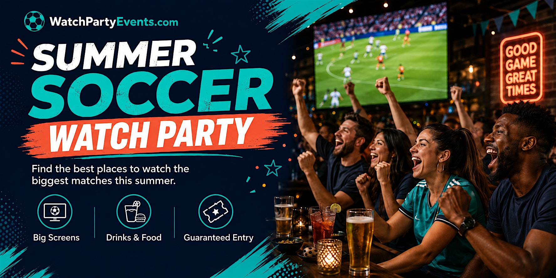 Raleigh Summer Soccer Watch Party at Clockwork – Raleigh, NC