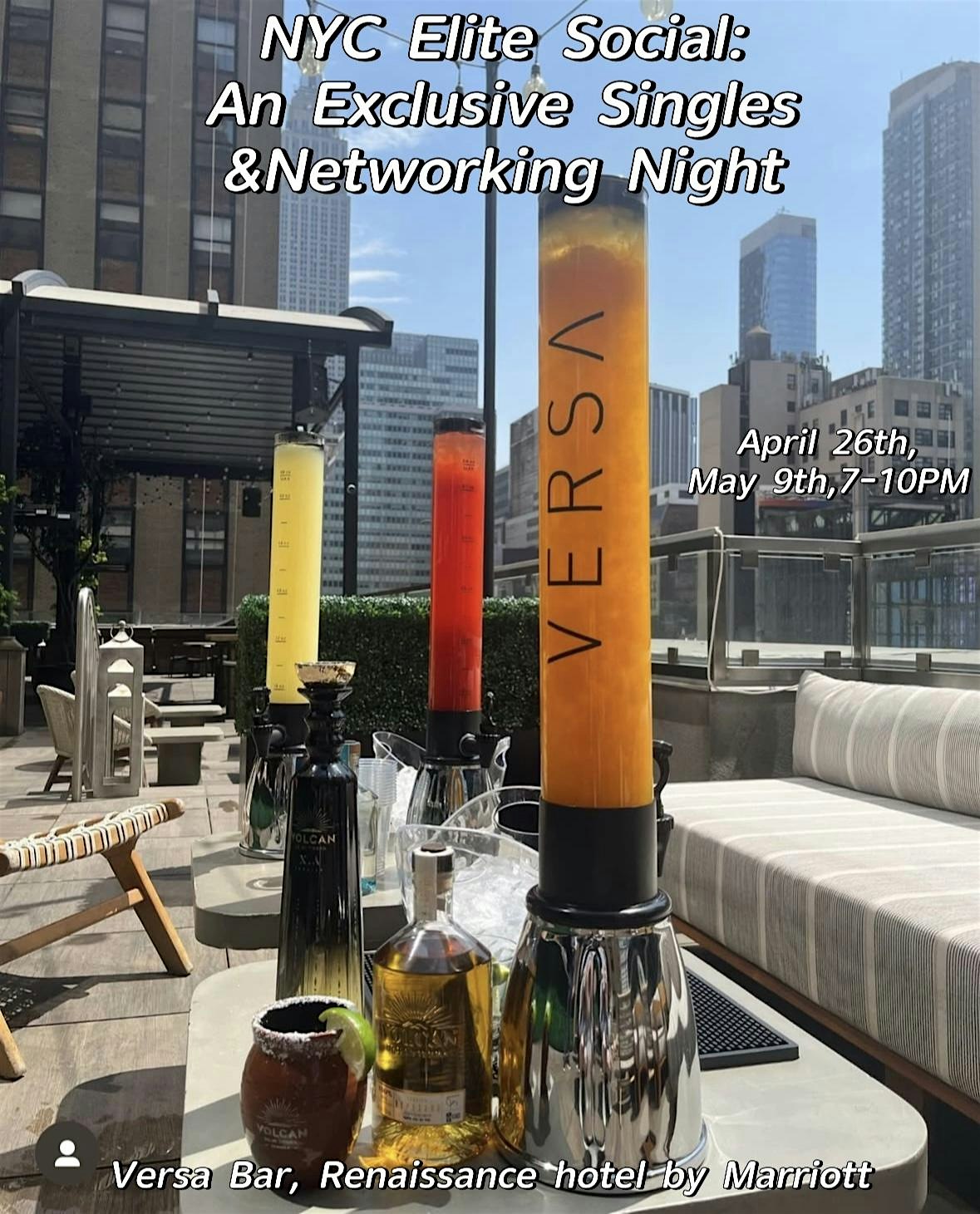 NYC Elite Social: An Exclusive Singles & Networking Mixer at The Lobby Bar & Garden – New York, NY