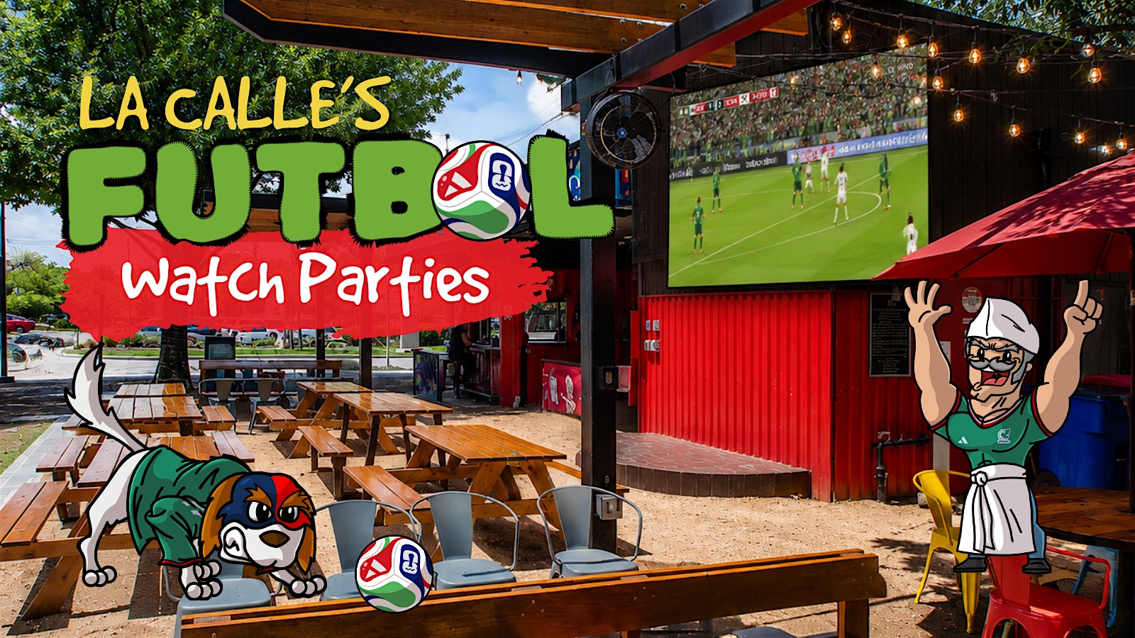 La Calle’s Futbol Watch Parties – LA FINAL at La Calle Tacos – Houston, TX