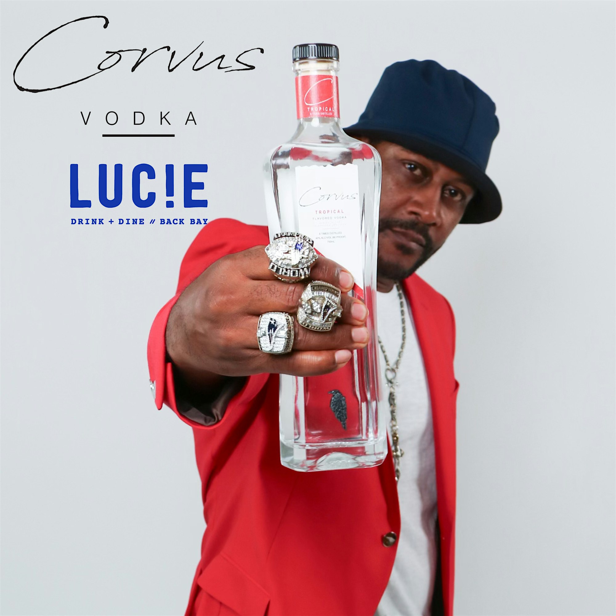 Lucie’s Corvus Martini Reception w/ NFLHall of Famer Ty Law & DJ AXIS PRO at LUCIE drink + dine – Boston, MA