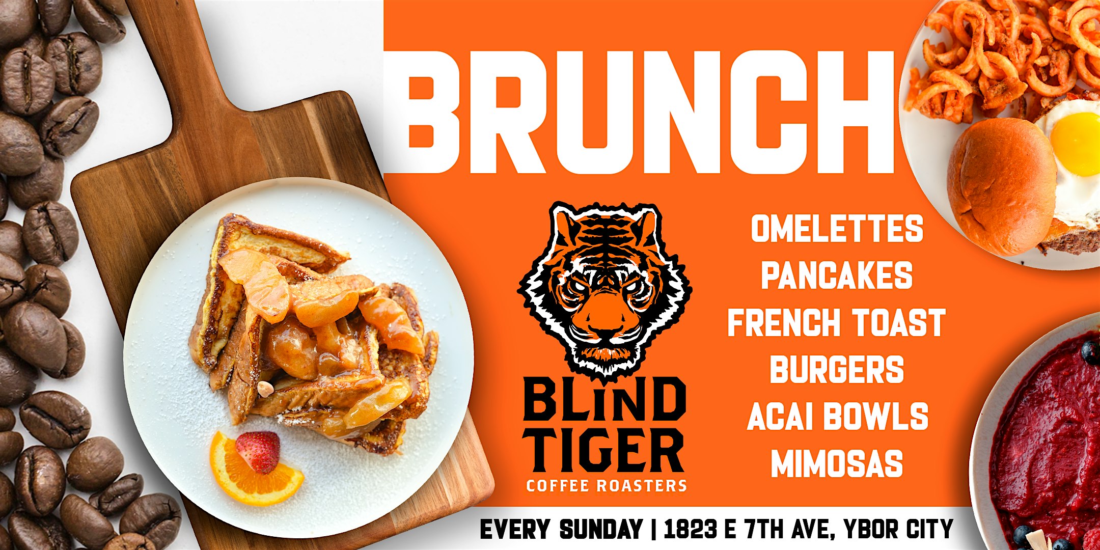 Ybor City Matcha & Mimosa Sundays at Blind Tiger Coffee Roasters- Ybor City Cafe – Tampa, FL