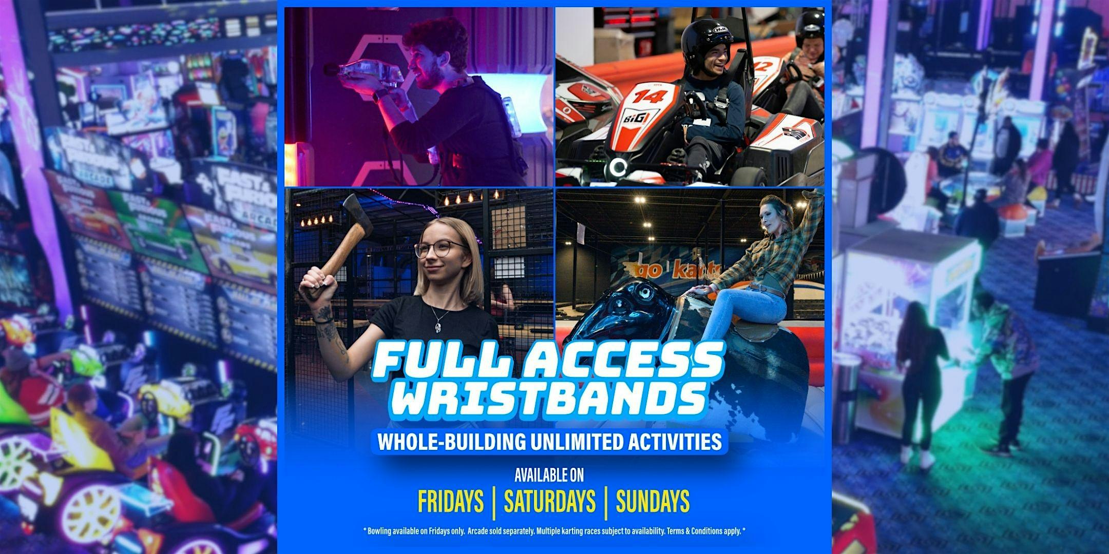 Full Access Wristbands | BIG Warren at BIG | Warren – Warren, MI