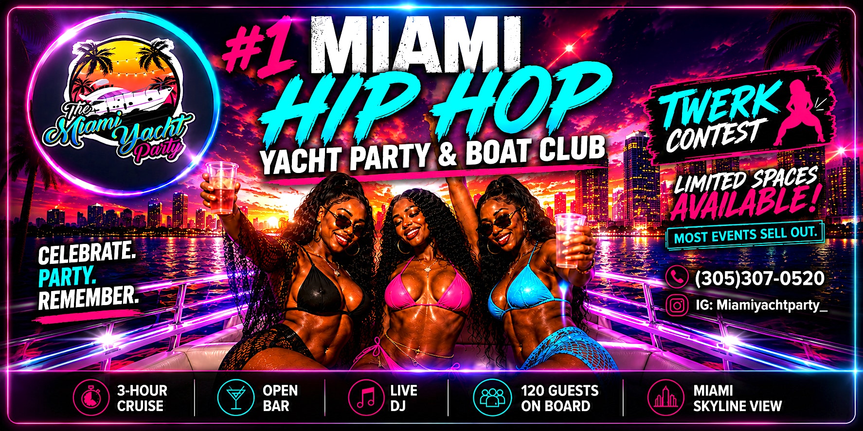 MIAMI BOOZE CRUISE – BEST BOOZE CRUISE at MIAMI BOOZE CRUISE – BOOZE CRUISE – Miami, FL