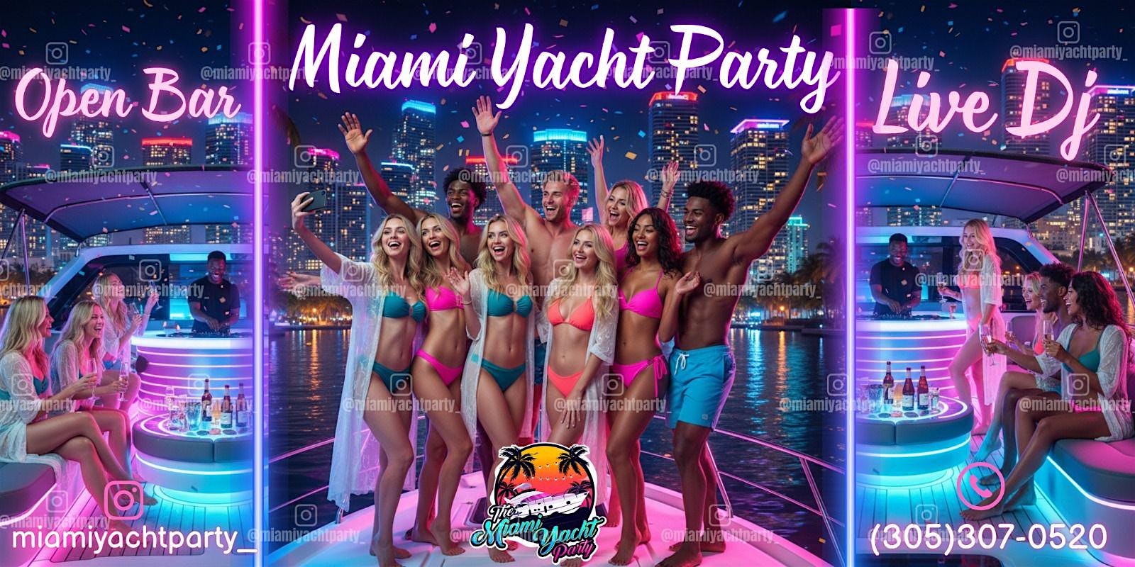 Booze Cruise in Miami – Best Music – Dance Contest – Open bar at Miami Booze Cruise Expererience – Booze Cruise Miami – Miami, FL