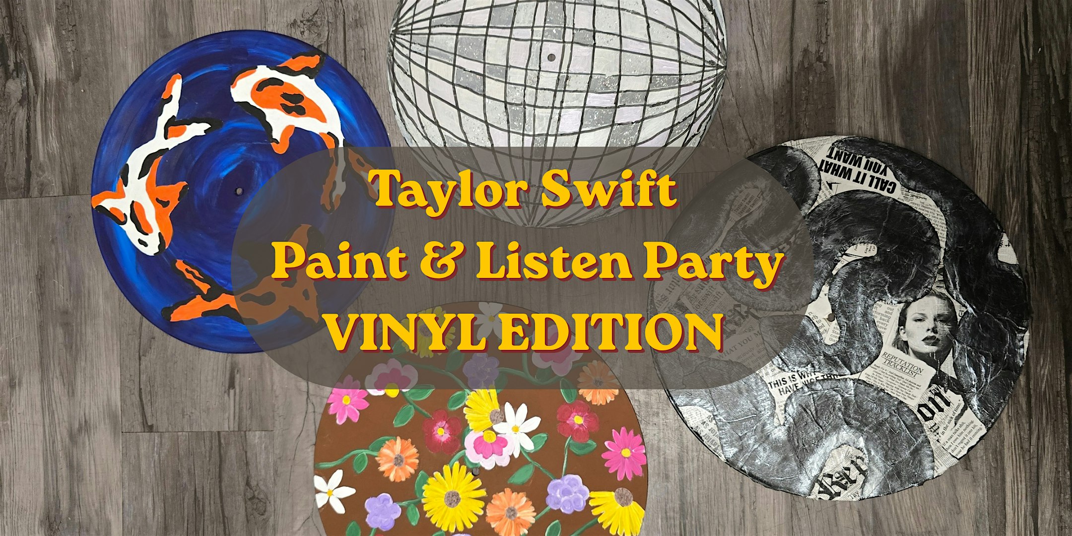 Taylor Swift Listen & Paint Party! VINYL EDITION at Denver Public Library: Sam Gary Branch Library – Denver, CO