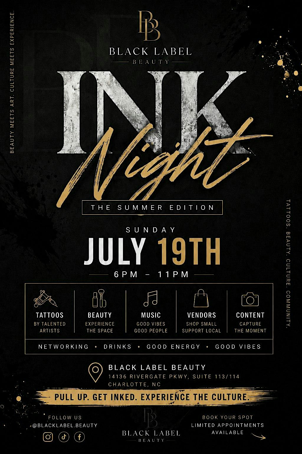INK NIGHT at 14136 Rivergate Pkwy – Charlotte, NC