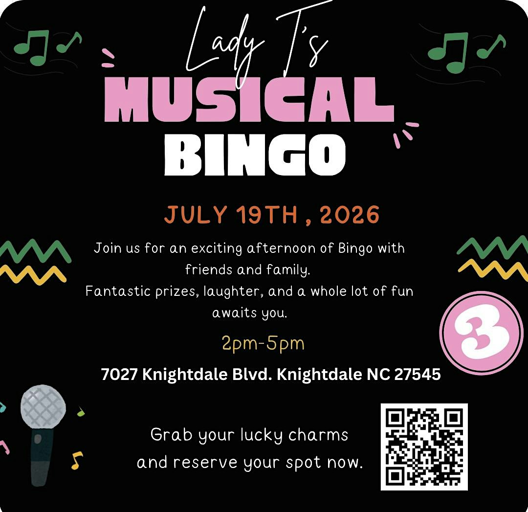 Lady T’s Southern Soul Bingo at 7027 Knightdale Blvd – Knightdale, NC